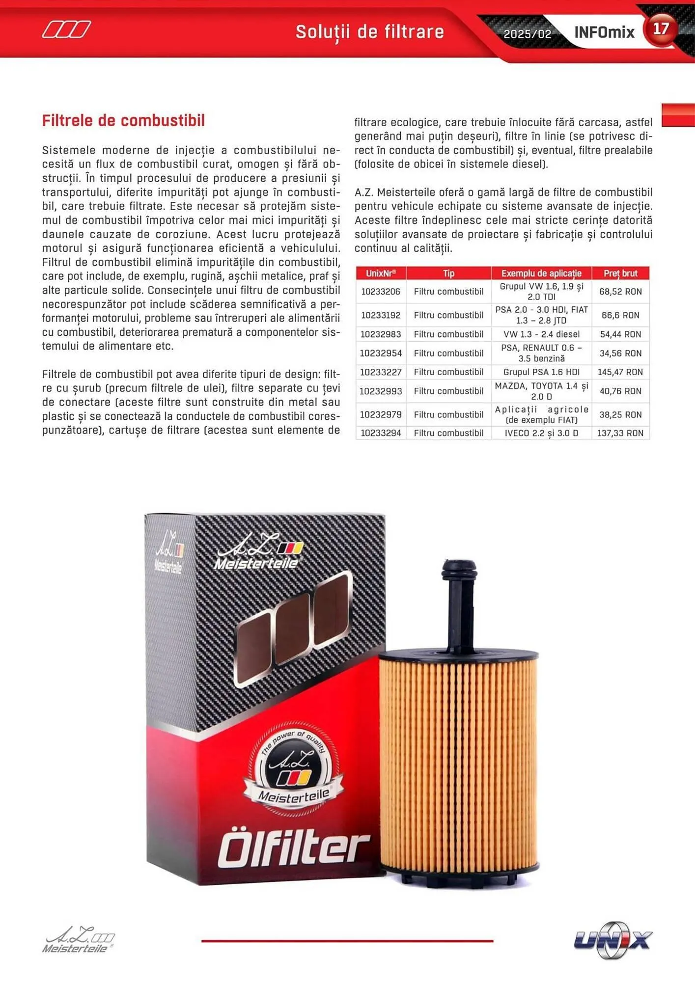 Catalog Catalog UNIX Auto de la 5 februarie până la 30 martie 2025 - Revista Pagina 17