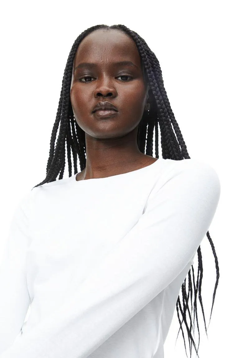 Bluză scurtă de jerseu