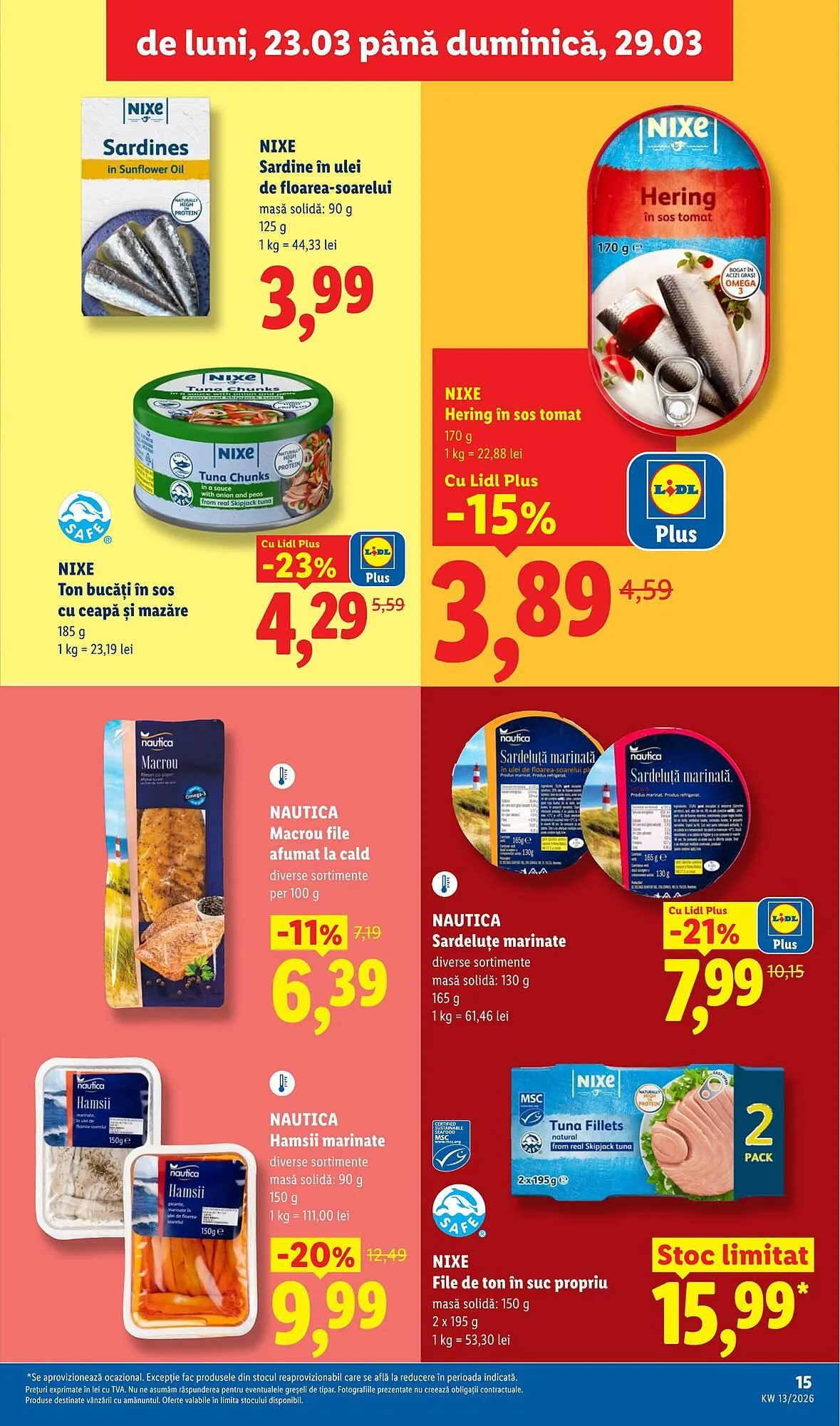 Catalog Catalog Lidl de la 23 martie până la 29 martie 2026 - Revista Pagina 15