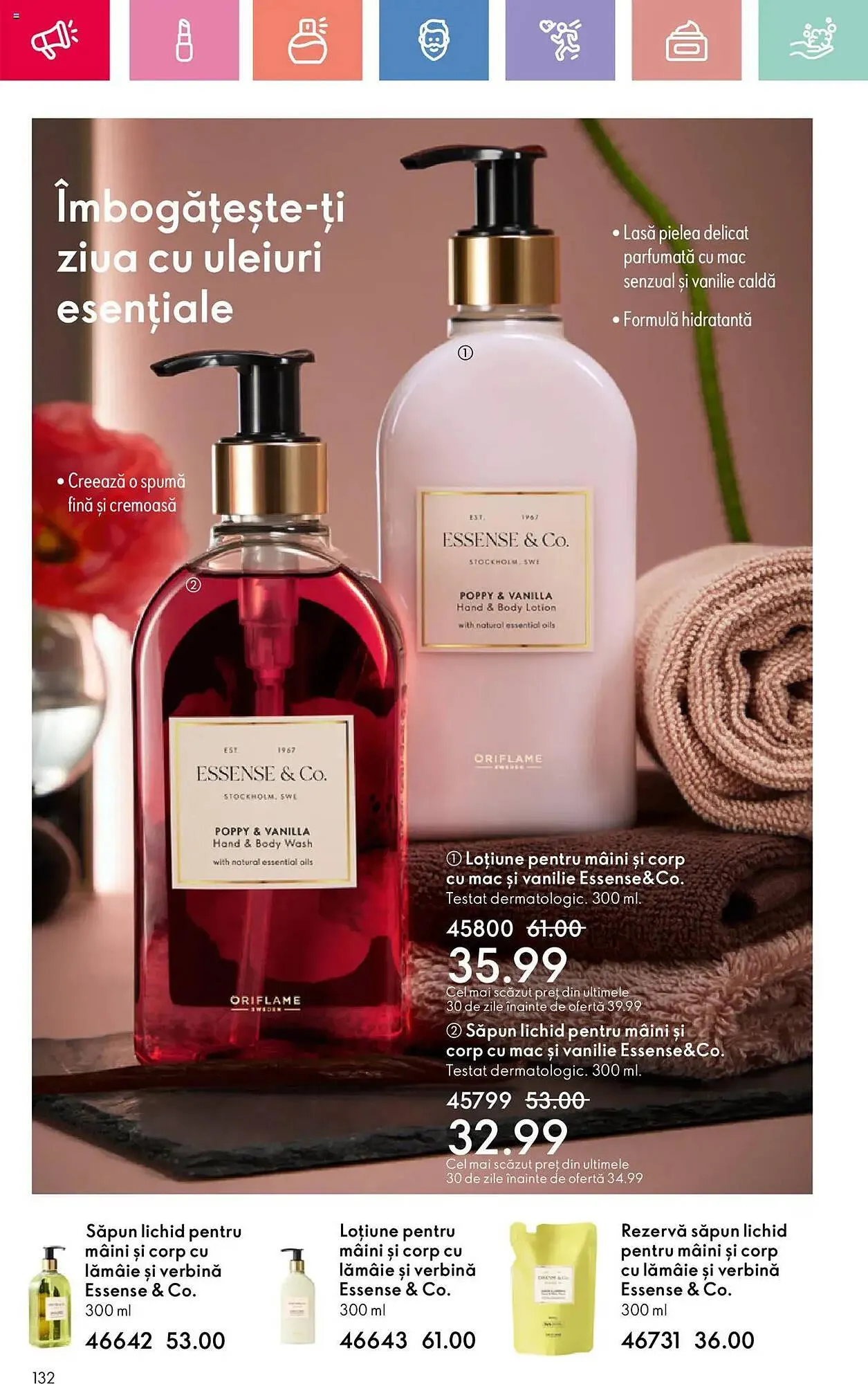 Catalog Catalog Oriflame de la 15 iunie până la 5 iulie 2025 - Revista Pagina 132