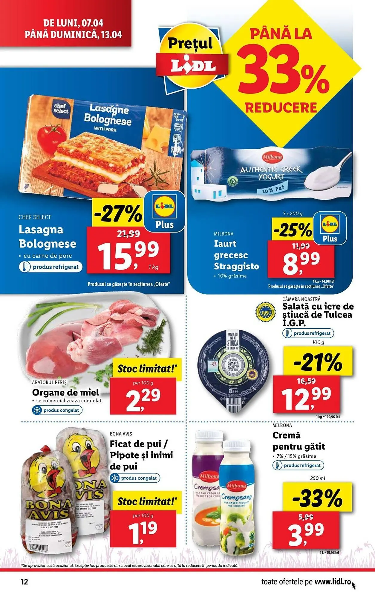 Catalog Catalog Lidl de la 7 aprilie până la 13 aprilie 2025 - Revista Pagina 12