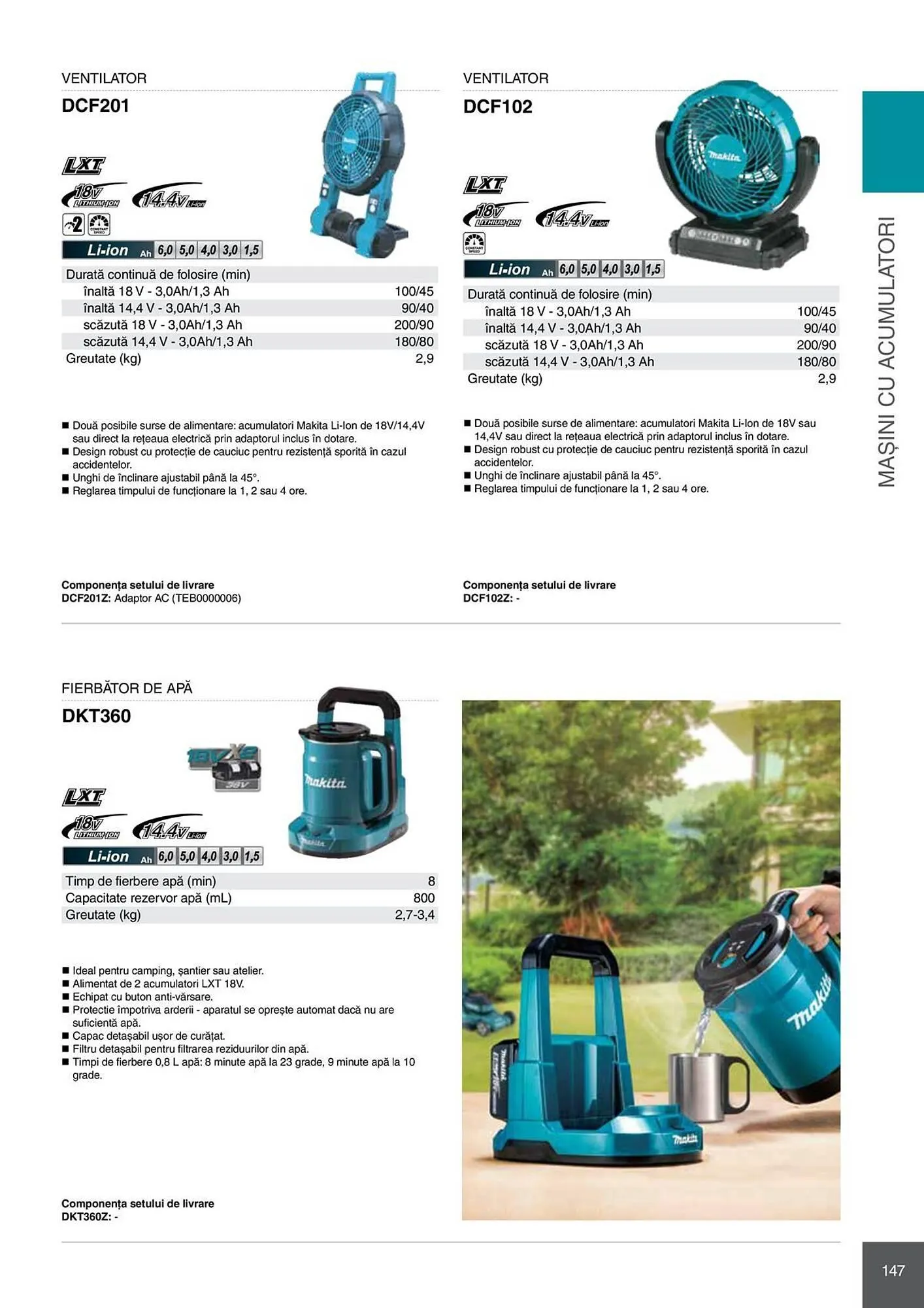 Catalog Catalog Makita de la 28 aprilie până la 31 decembrie 2026 - Revista Pagina 147