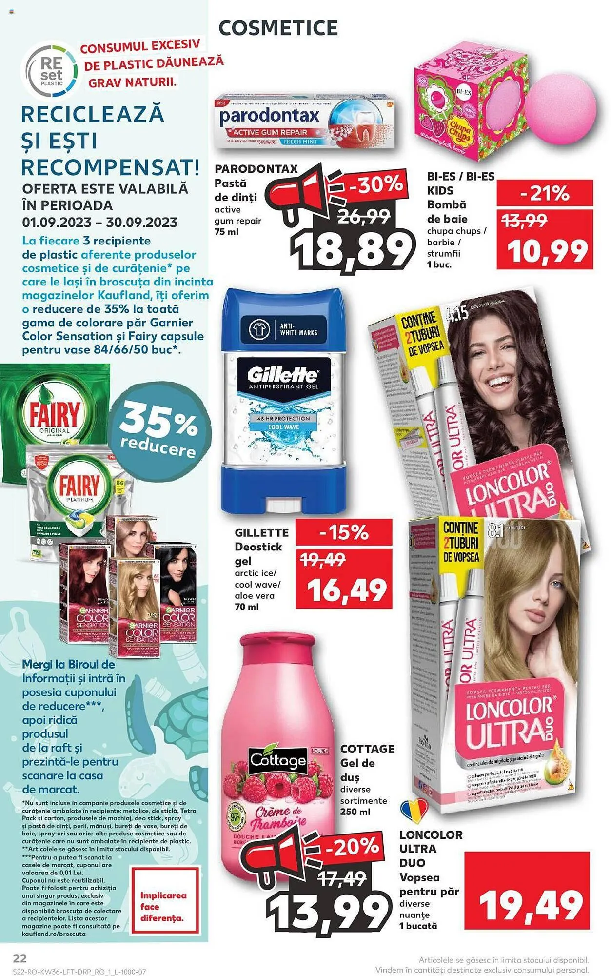 Catalog Kaufland catalog de la 6 septembrie până la 12 septembrie 2023 - Revista Pagina 22