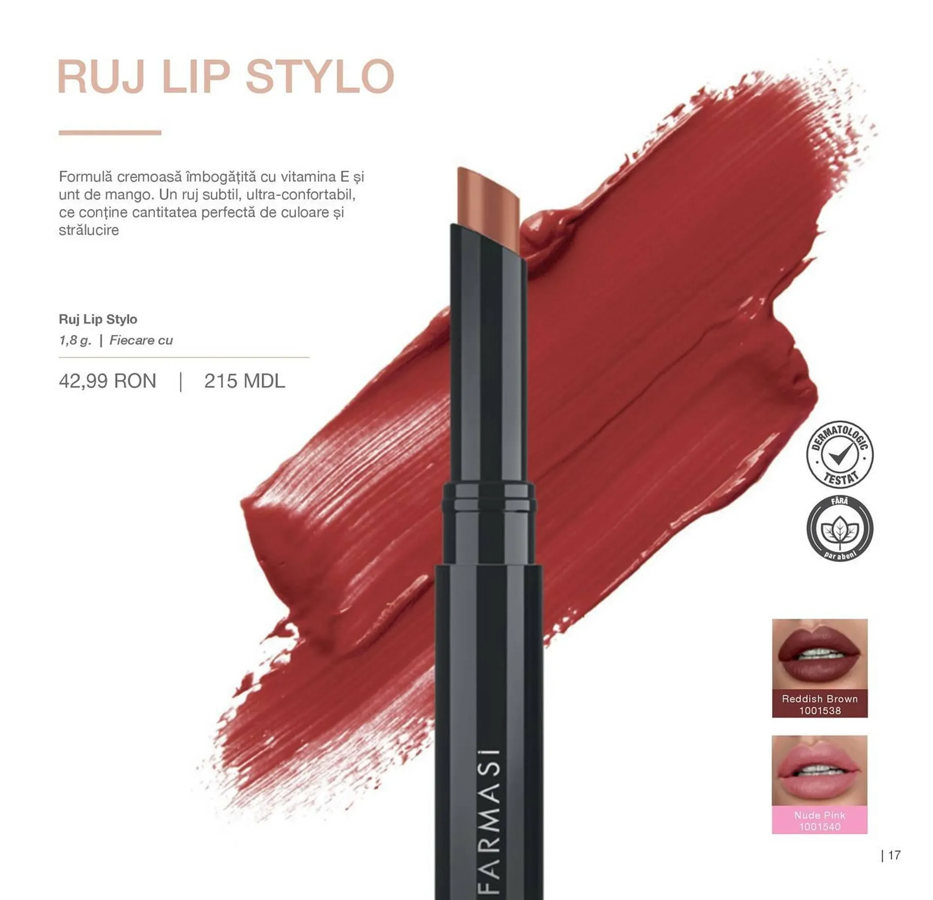 Catalog Catalog Farmasi de la 1 aprilie până la 31 august 2026 - Revista Pagina 17