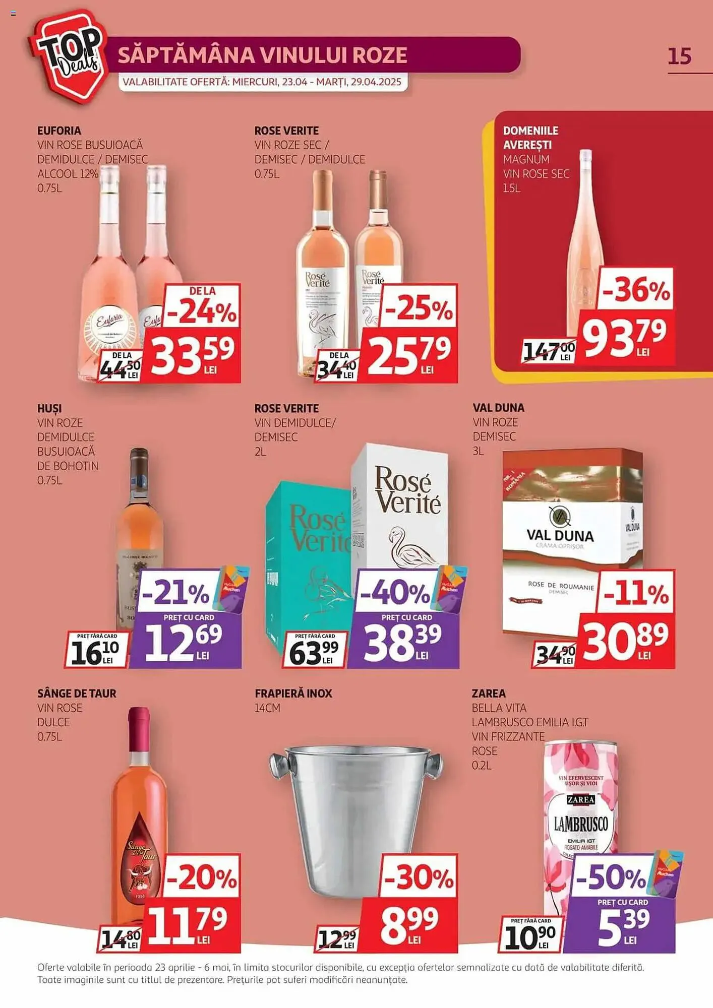 Catalog Catalog Auchan de la 23 aprilie până la 6 mai 2025 - Revista Pagina 15