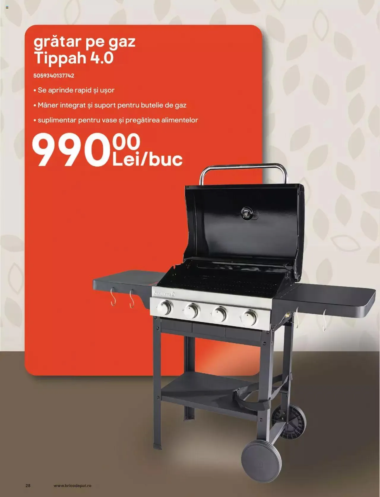 Catalog Brico Depot catalog - Bucuria momentelor de la 1 iunie până la 30 septembrie 2023 - Revista Pagina 28