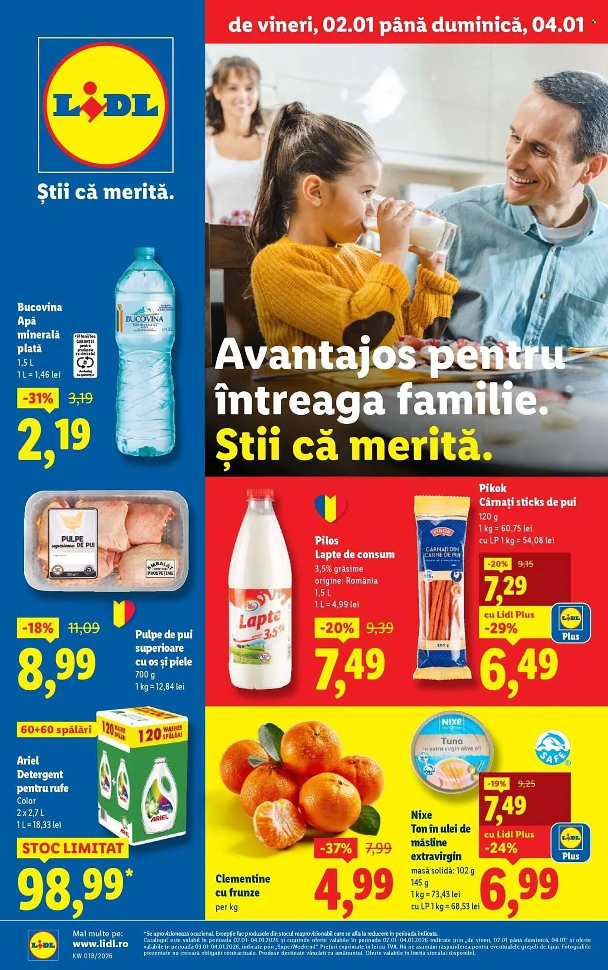 Catalog Catalog Lidl de la 2 ianuarie până la 4 ianuarie 2026 - Revista Pagina 1
