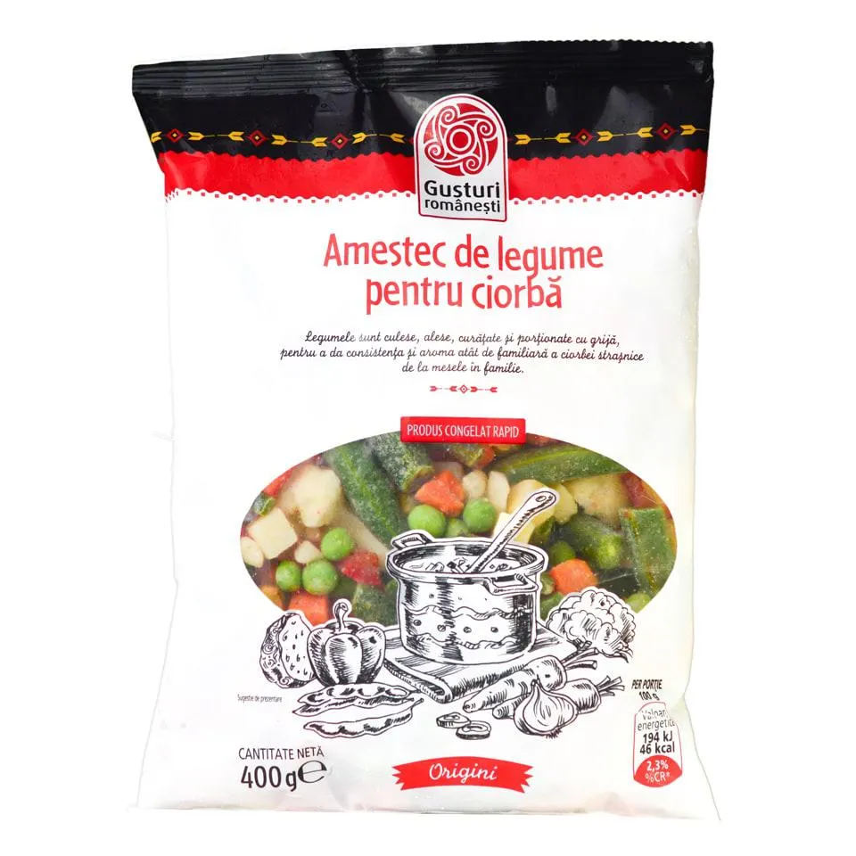 Gusturi romanesti | Amestec de legume pentru ciorba 400g