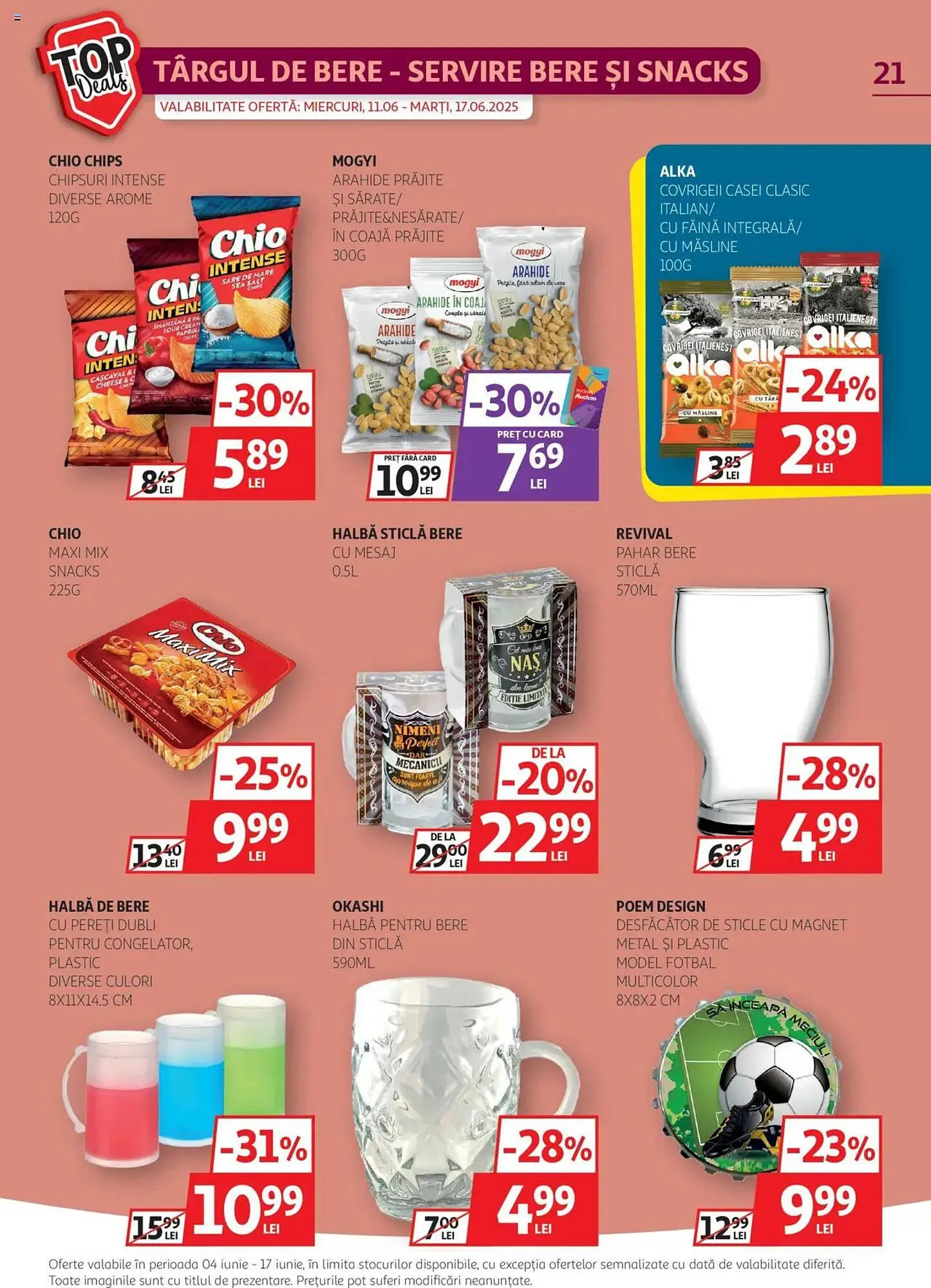 Catalog Catalog Auchan de la 4 iunie până la 17 iunie 2025 - Revista Pagina 21
