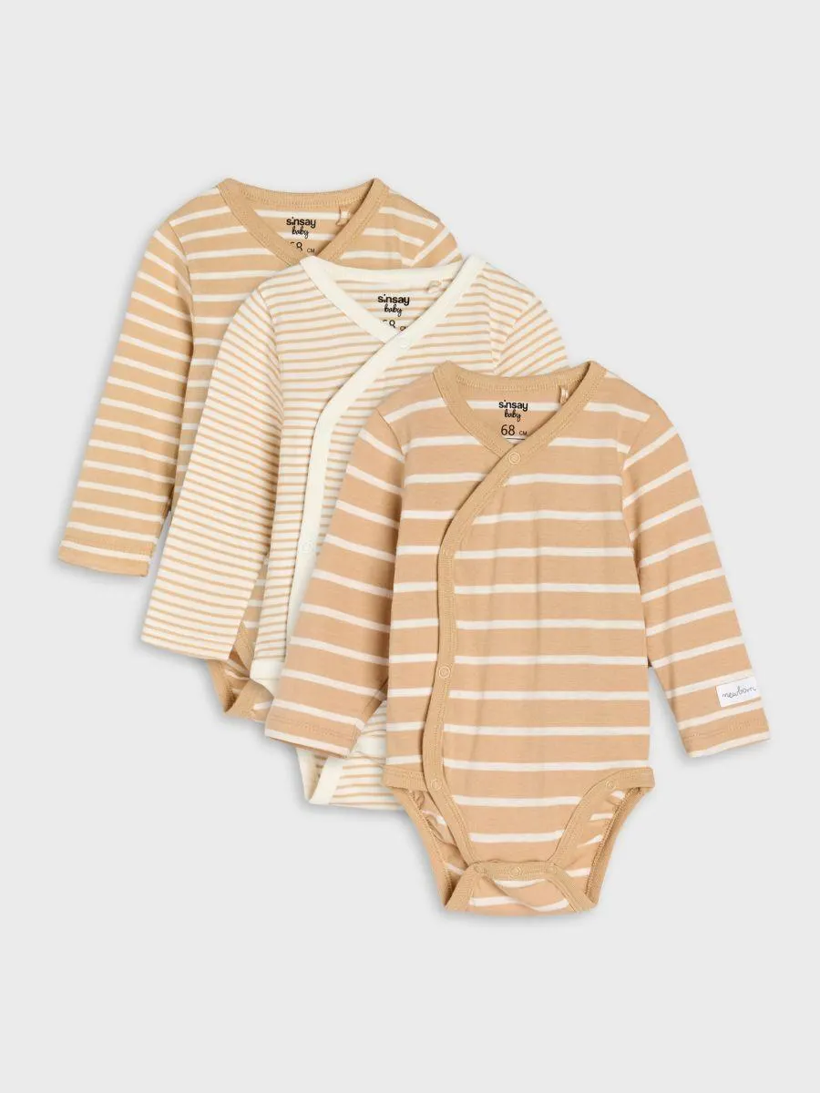 Body din bumbac 3 pack