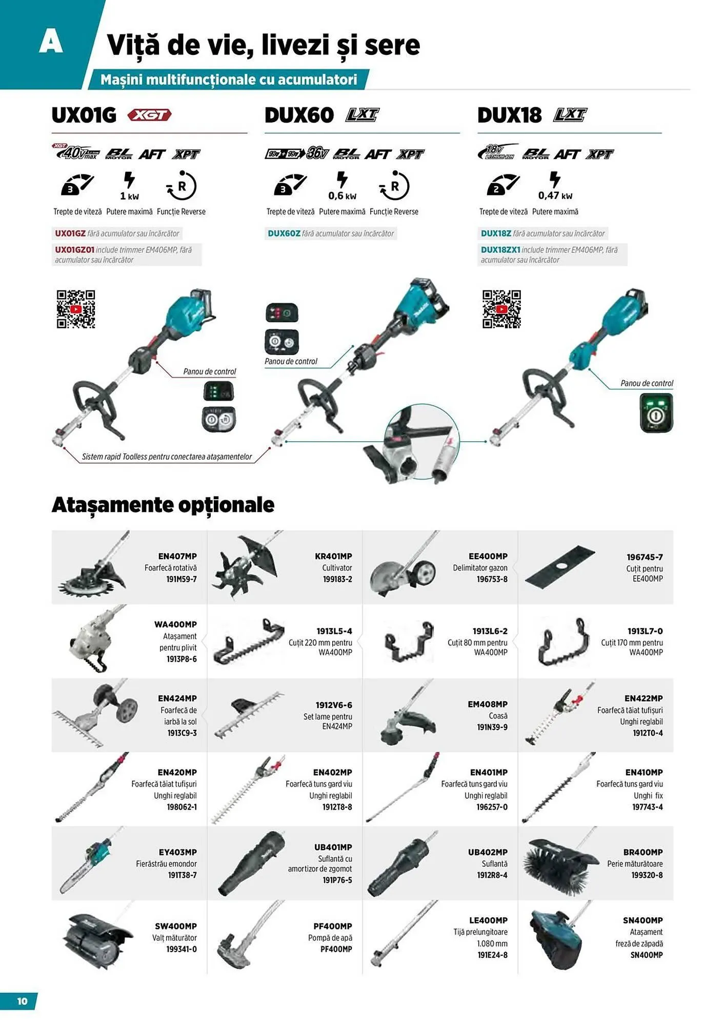Catalog Catalog Makita de la 11 aprilie până la 28 octombrie 2025 - Revista Pagina 10