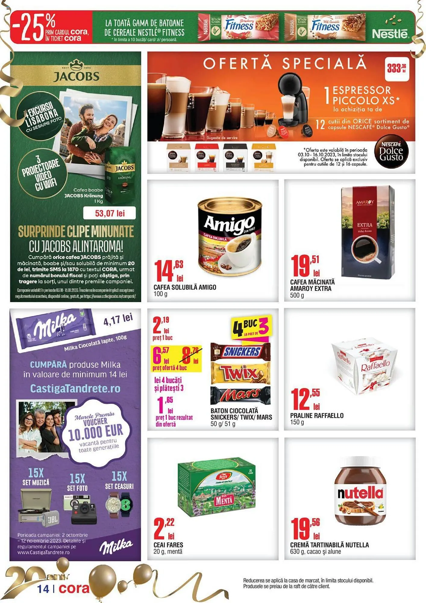 Catalog Cora catalog de la 3 octombrie până la 16 octombrie 2023 - Revista Pagina 14