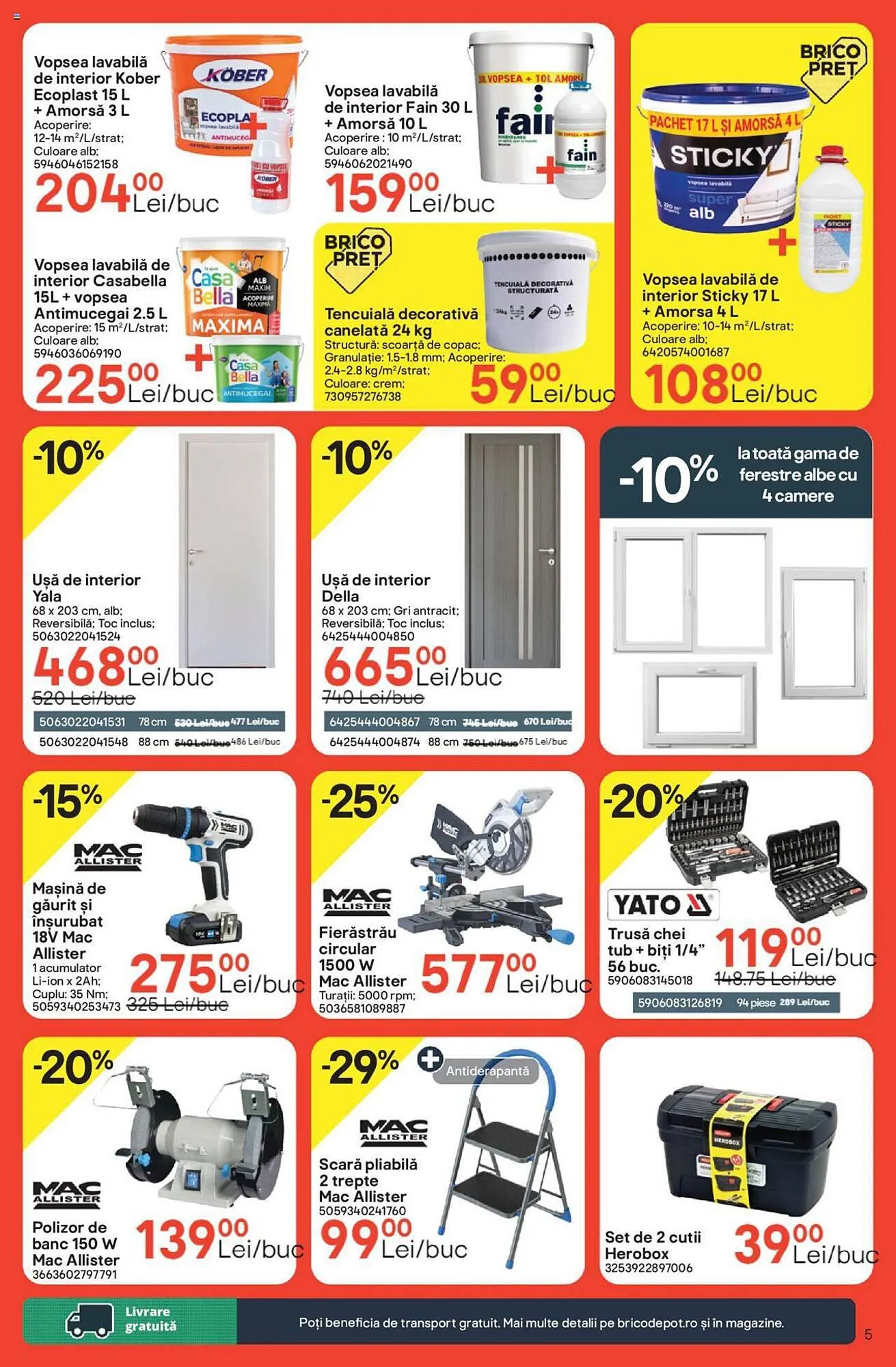 Catalog Brico Depôt catalog de la 28 septembrie până la 11 octombrie 2023 - Revista Pagina 5