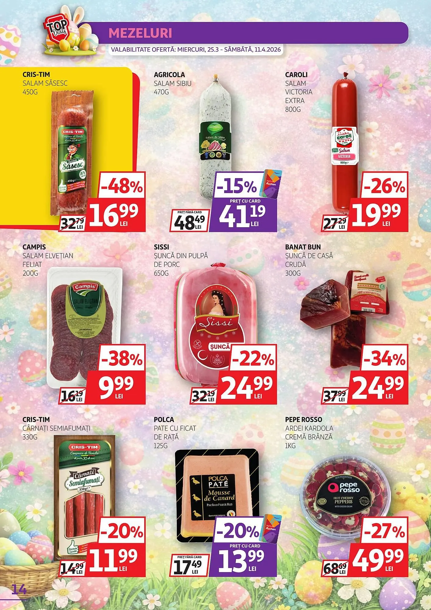 Catalog Catalog Auchan de la 25 martie până la 11 aprilie 2026 - Revista Pagina 14