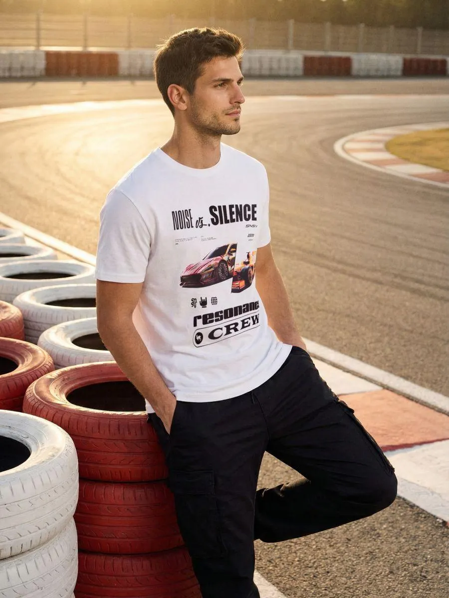 Tricou din bumbac cu imprimeu