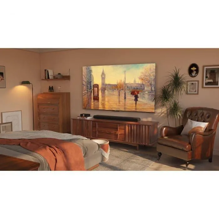 Televizor Smart TCL 65T7B, 164 cm, 4K UHD, QLED, HDR, Seria T7B, Clasa F