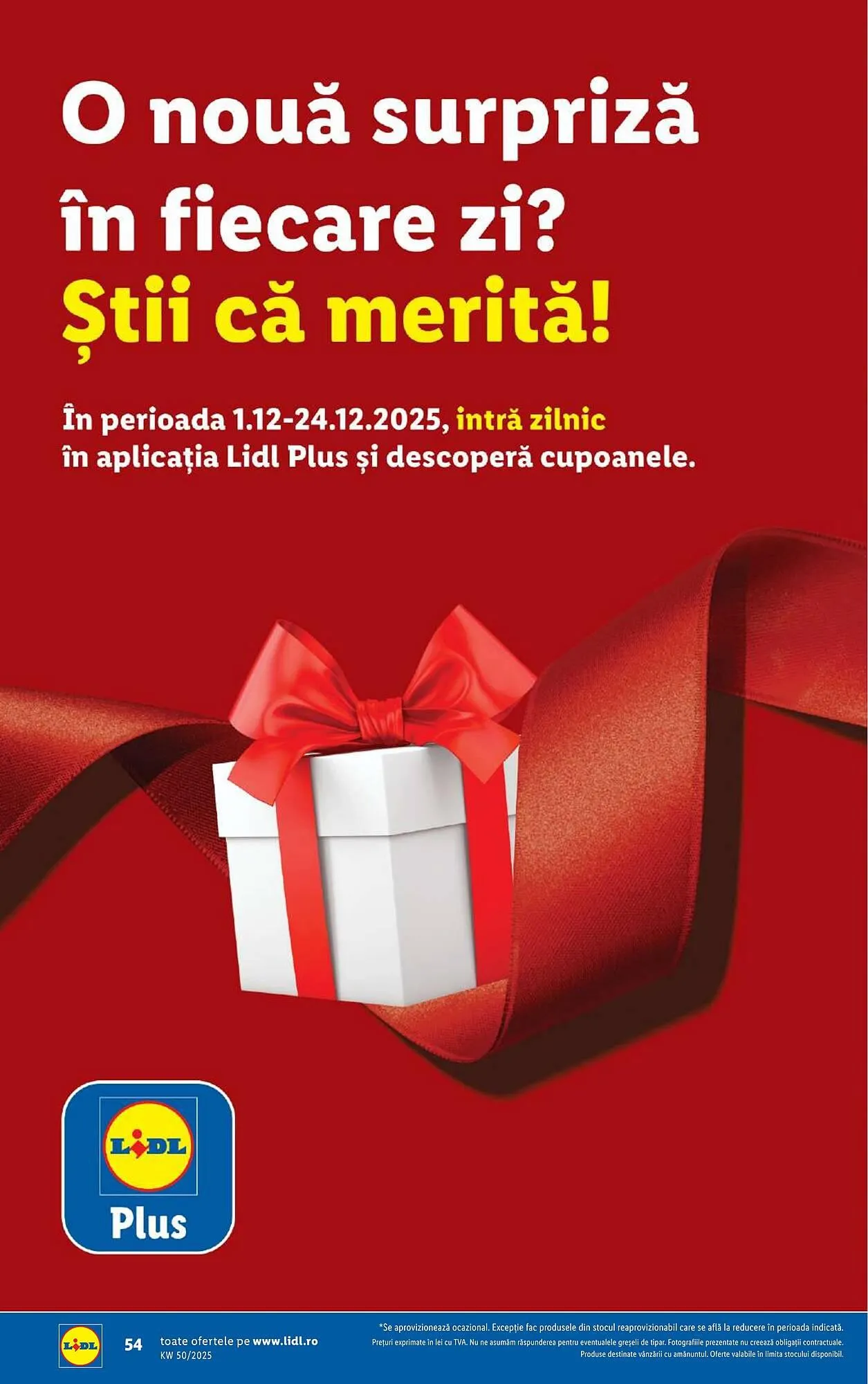 Catalog Catalog Lidl de la 8 decembrie până la 14 decembrie 2025 - Revista Pagina 54