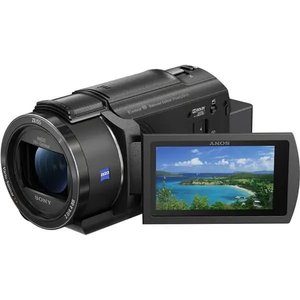 Camera video SONY HandyCam FDR-AX43B, 4K, Wi-Fi, negru