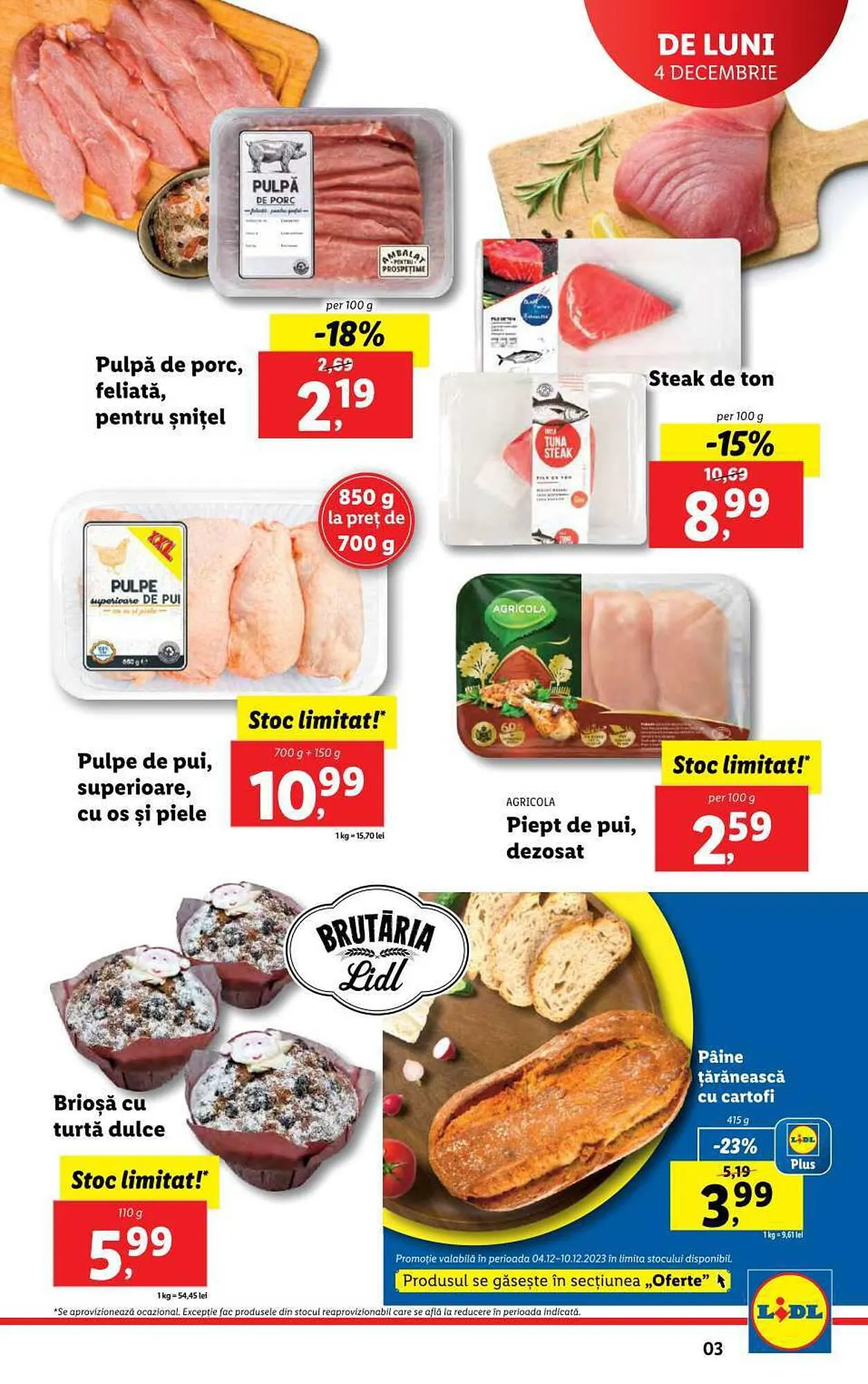 Catalog Lidl catalog de la 4 decembrie până la 10 decembrie 2023 - Revista Pagina 3