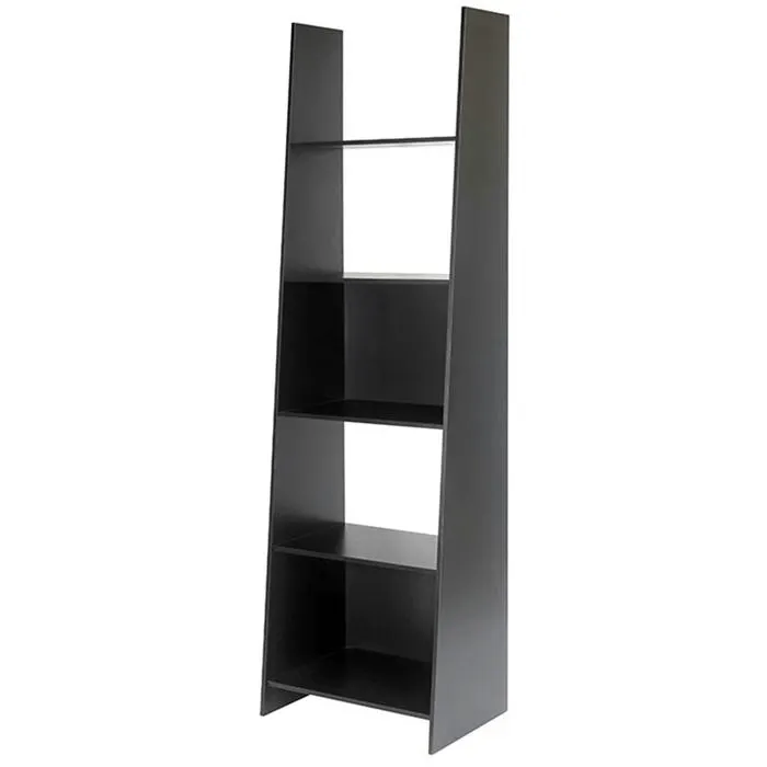 Etajera Dekato, PAL, neagra, 54 x 38 x 186 cm, 1C