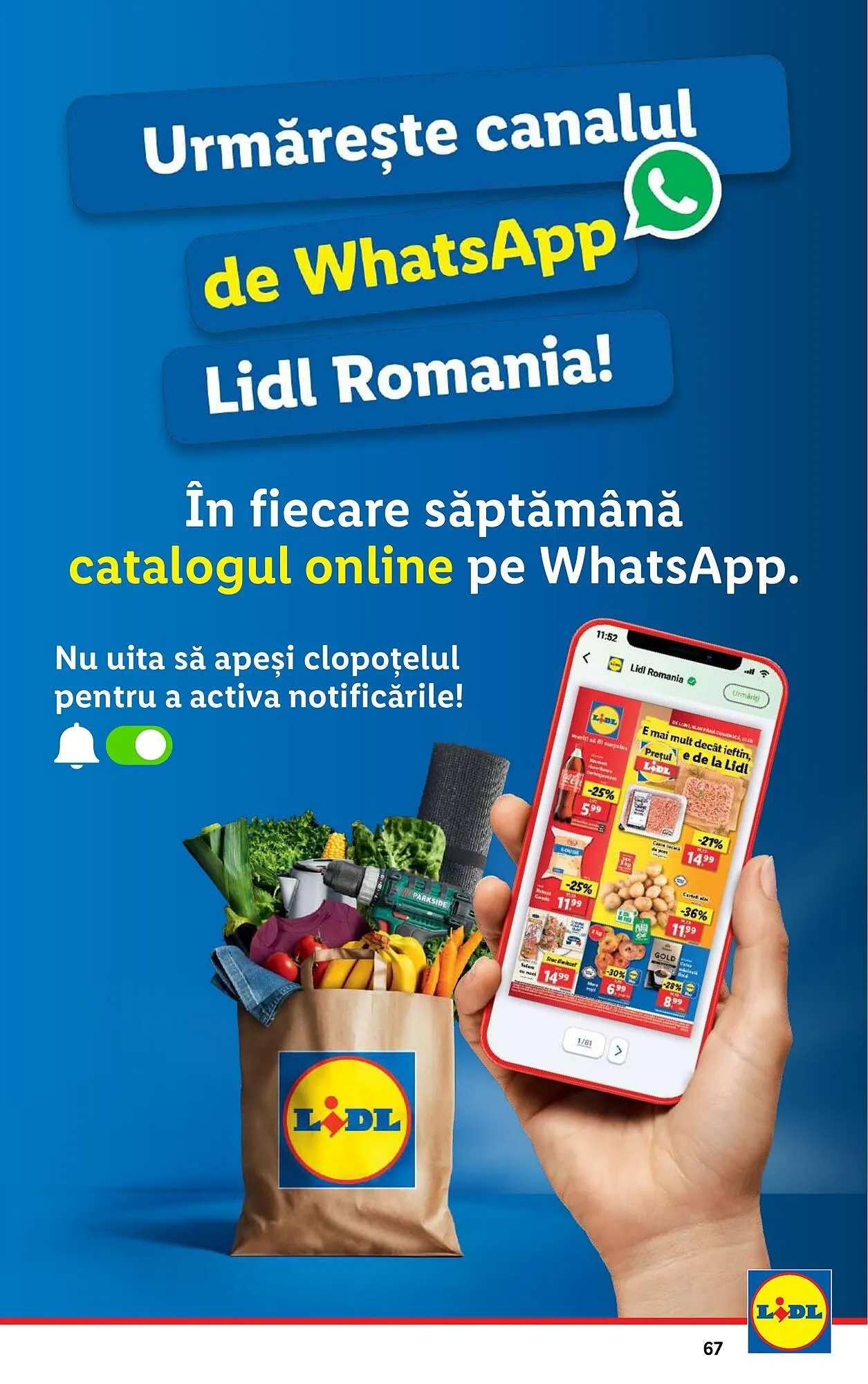 Catalog Catalog Lidl de la 24 martie până la 30 martie 2025 - Revista Pagina 67