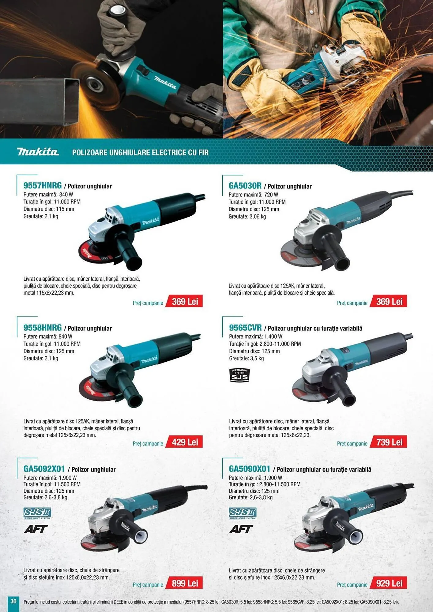 Catalog Catalog Makita de la 7 mai până la 31 decembrie 2025 - Revista Pagina 30
