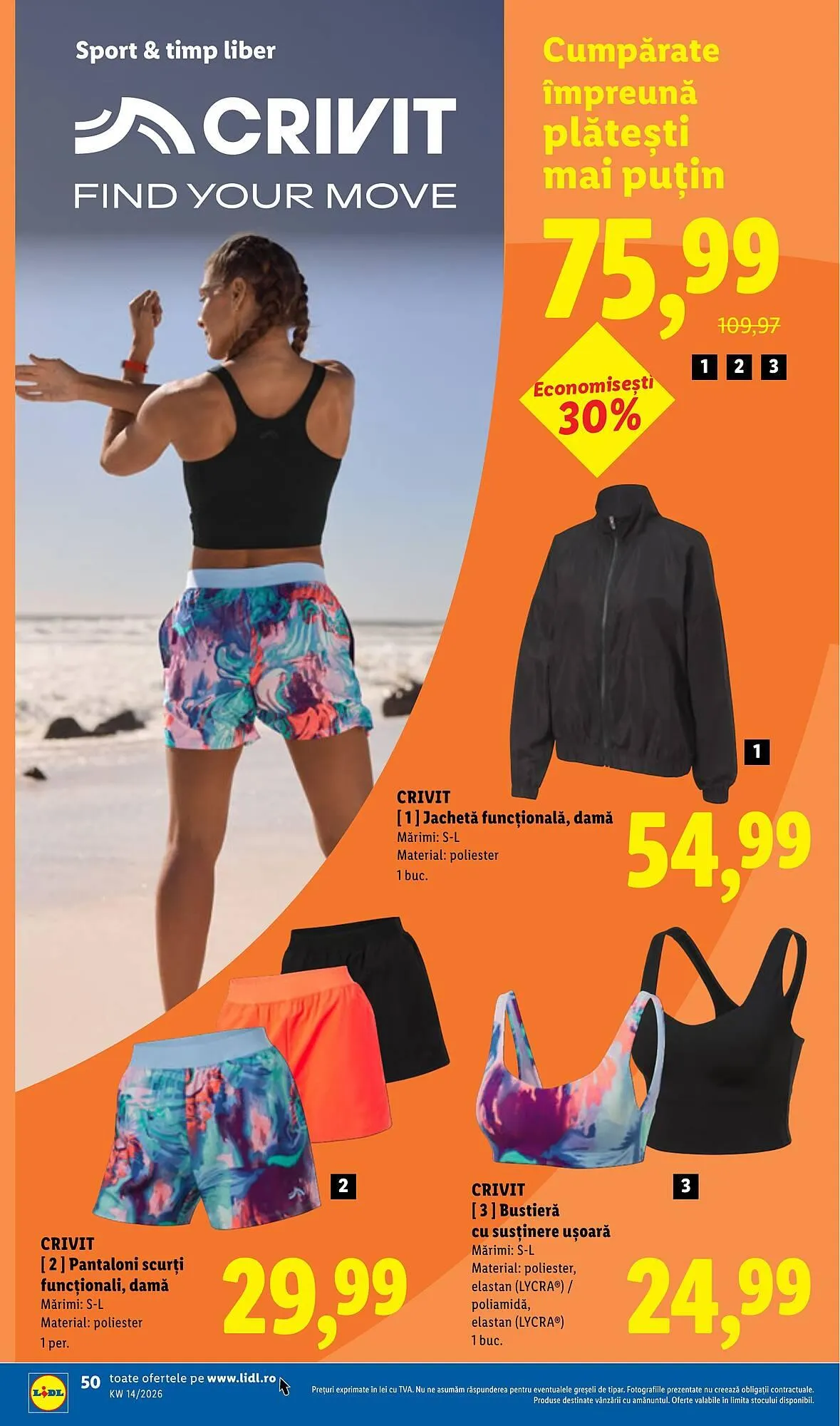 Catalog Catalog Lidl de la 30 martie până la 5 aprilie 2026 - Revista Pagina 50