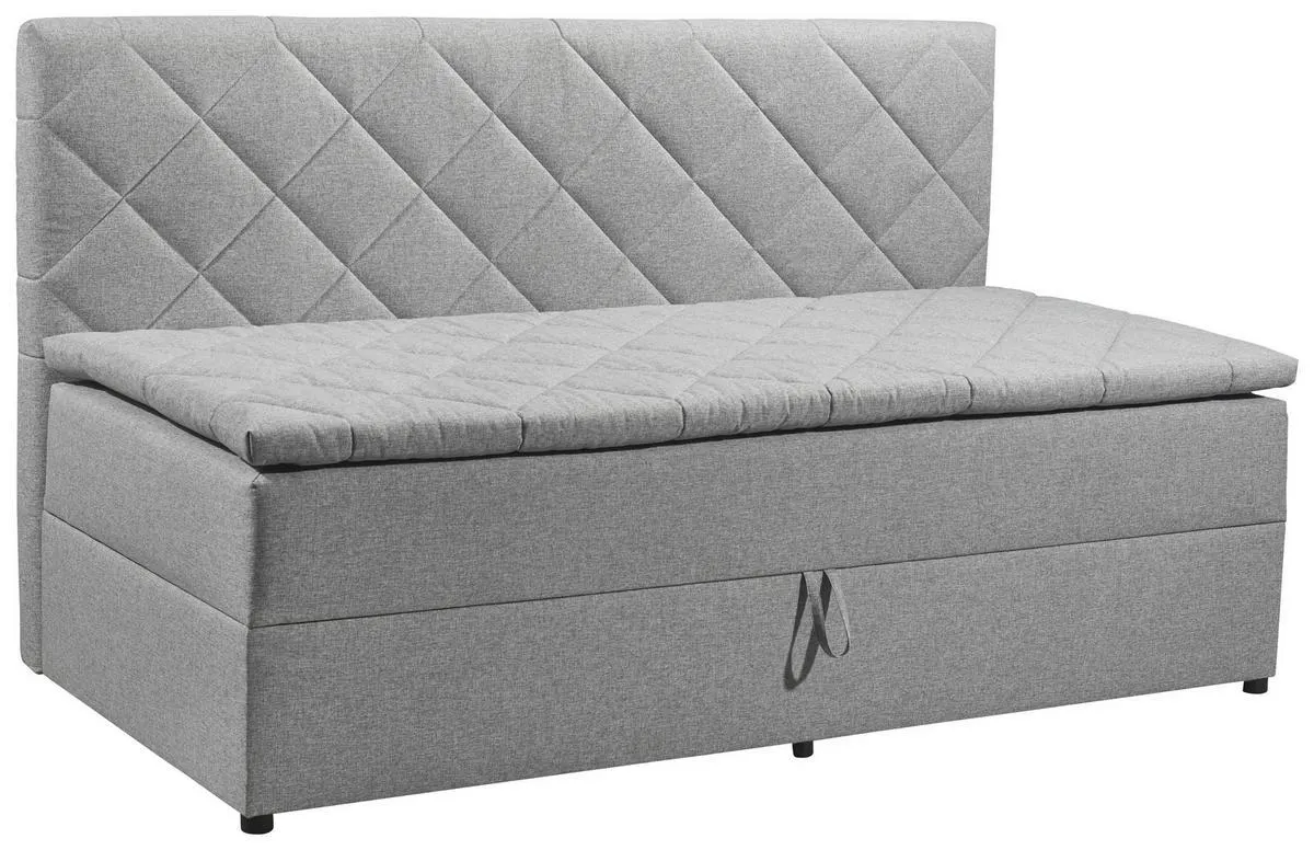 Carryhome PAT TIP BOXSPRING 90/200 cm in gri deschis