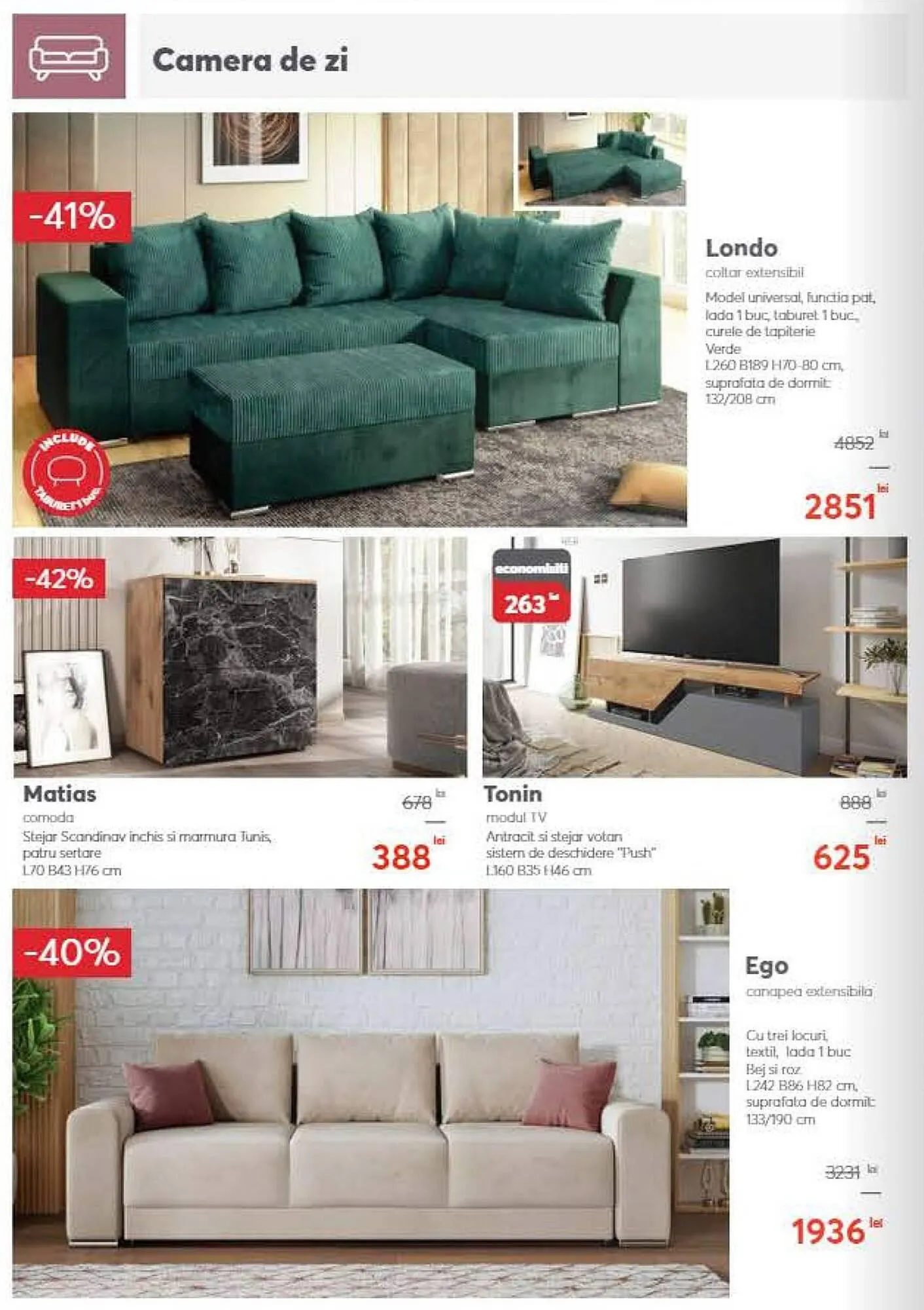 Catalog Catalog Mobila Videnov de la 3 februarie până la 28 februarie 2025 - Revista Pagina 2