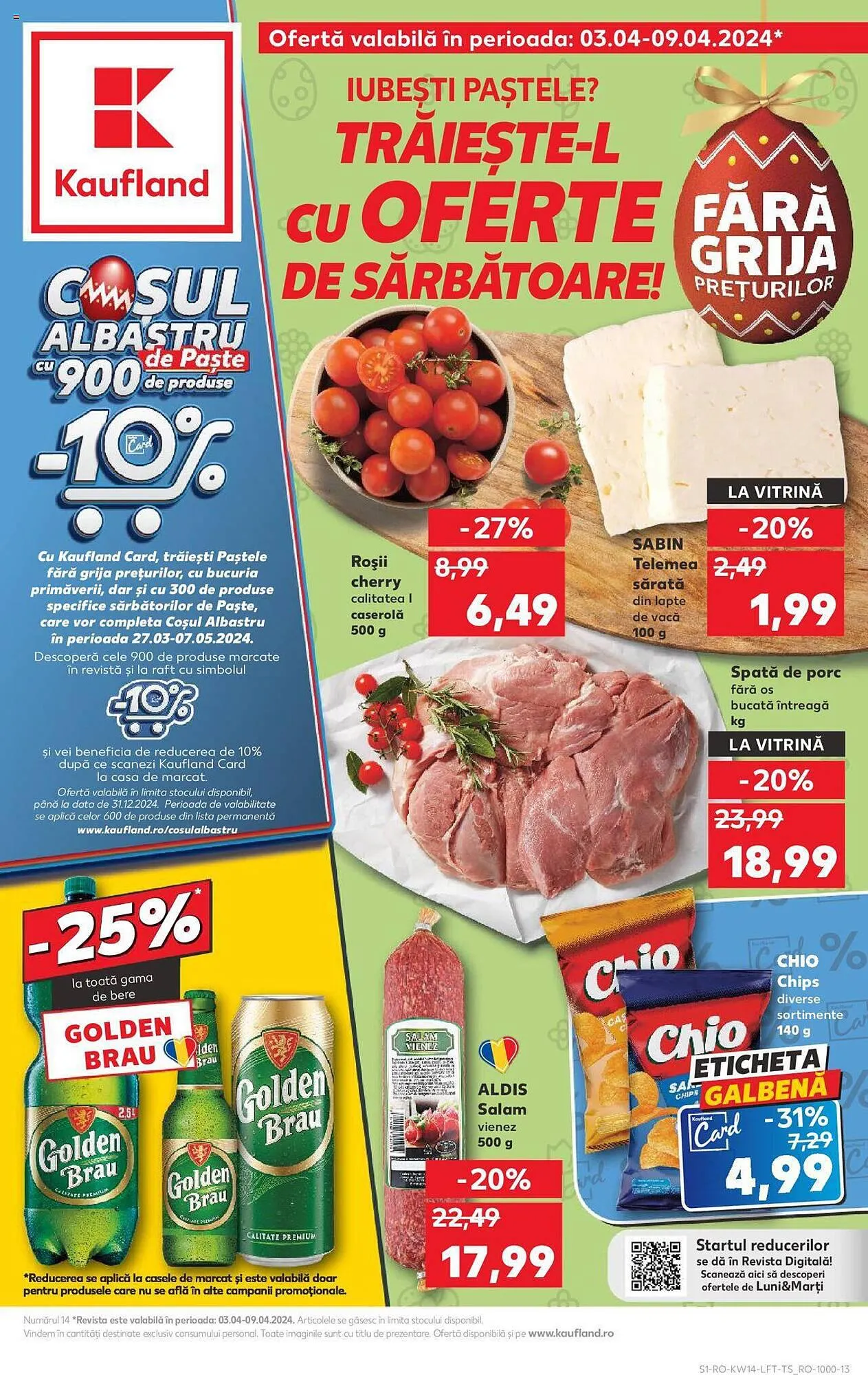 Catalog Kaufland catalog de la 3 aprilie până la 9 aprilie 2024 - Revista Pagina 1