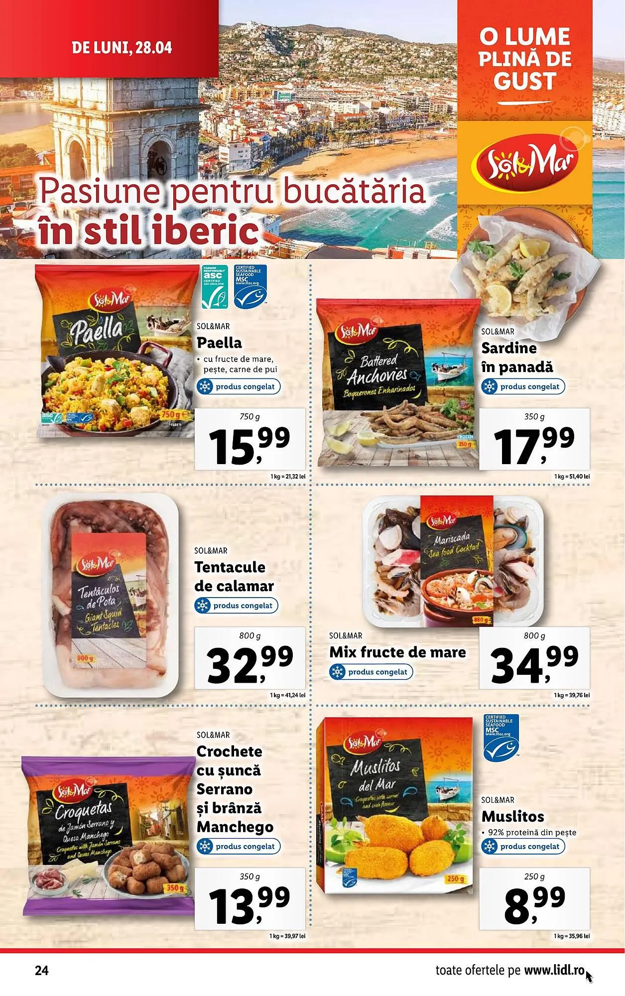 Catalog Catalog Lidl de la 22 aprilie până la 27 aprilie 2025 - Revista Pagina 24