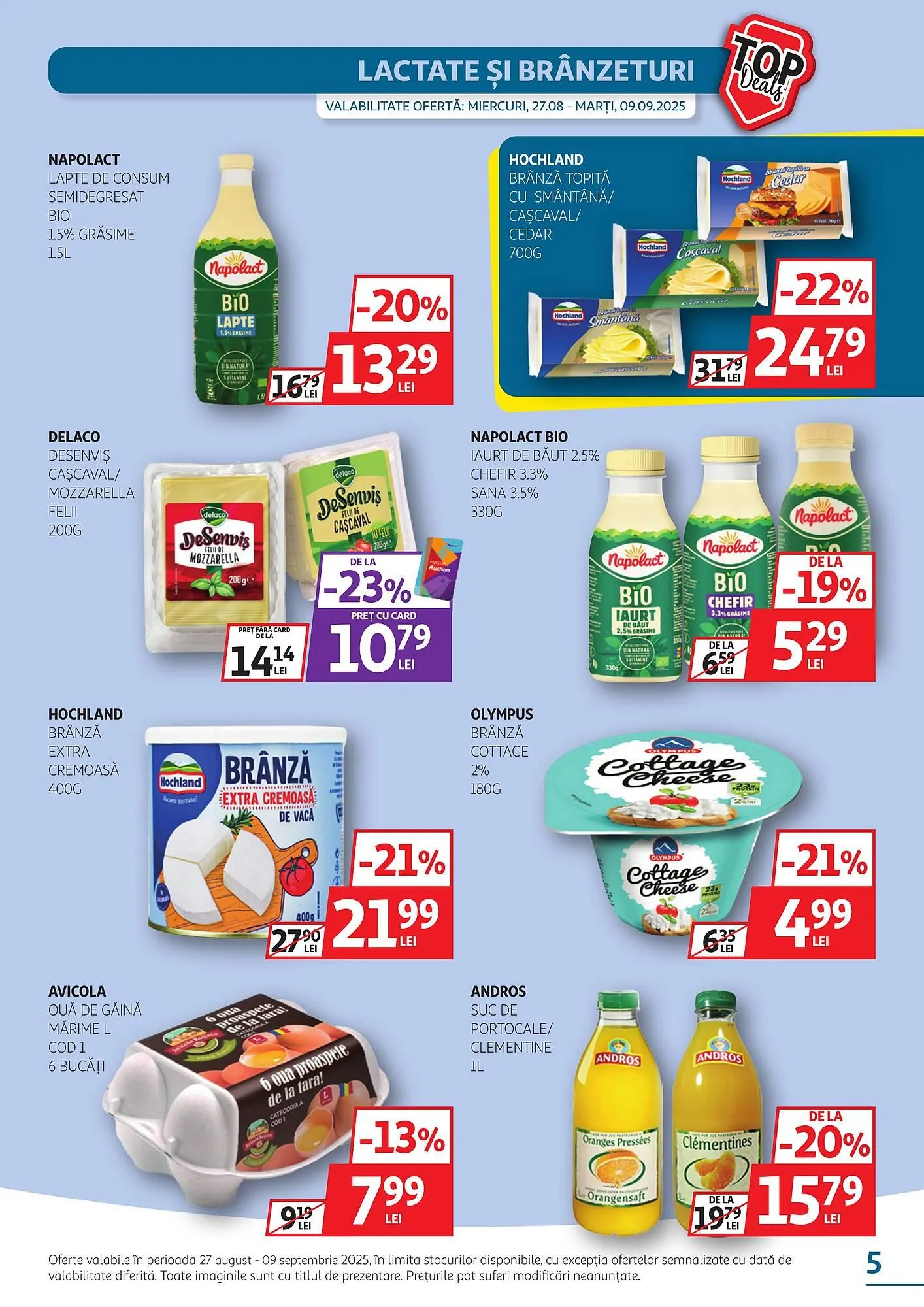 Catalog Catalog Auchan de la 27 august până la 9 septembrie 2025 - Revista Pagina 5