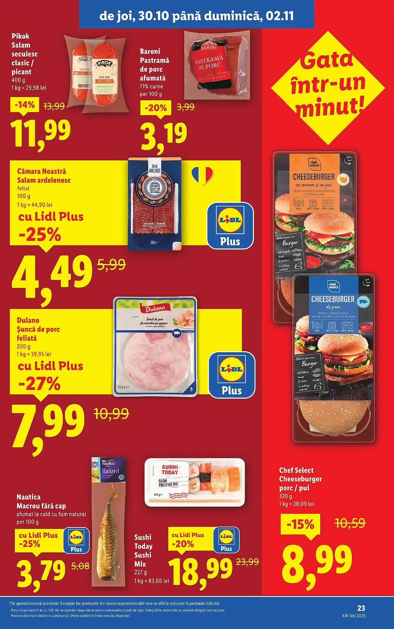 Catalog Catalog Lidl de la 27 octombrie până la 2 noiembrie 2025 - Revista Pagina 23