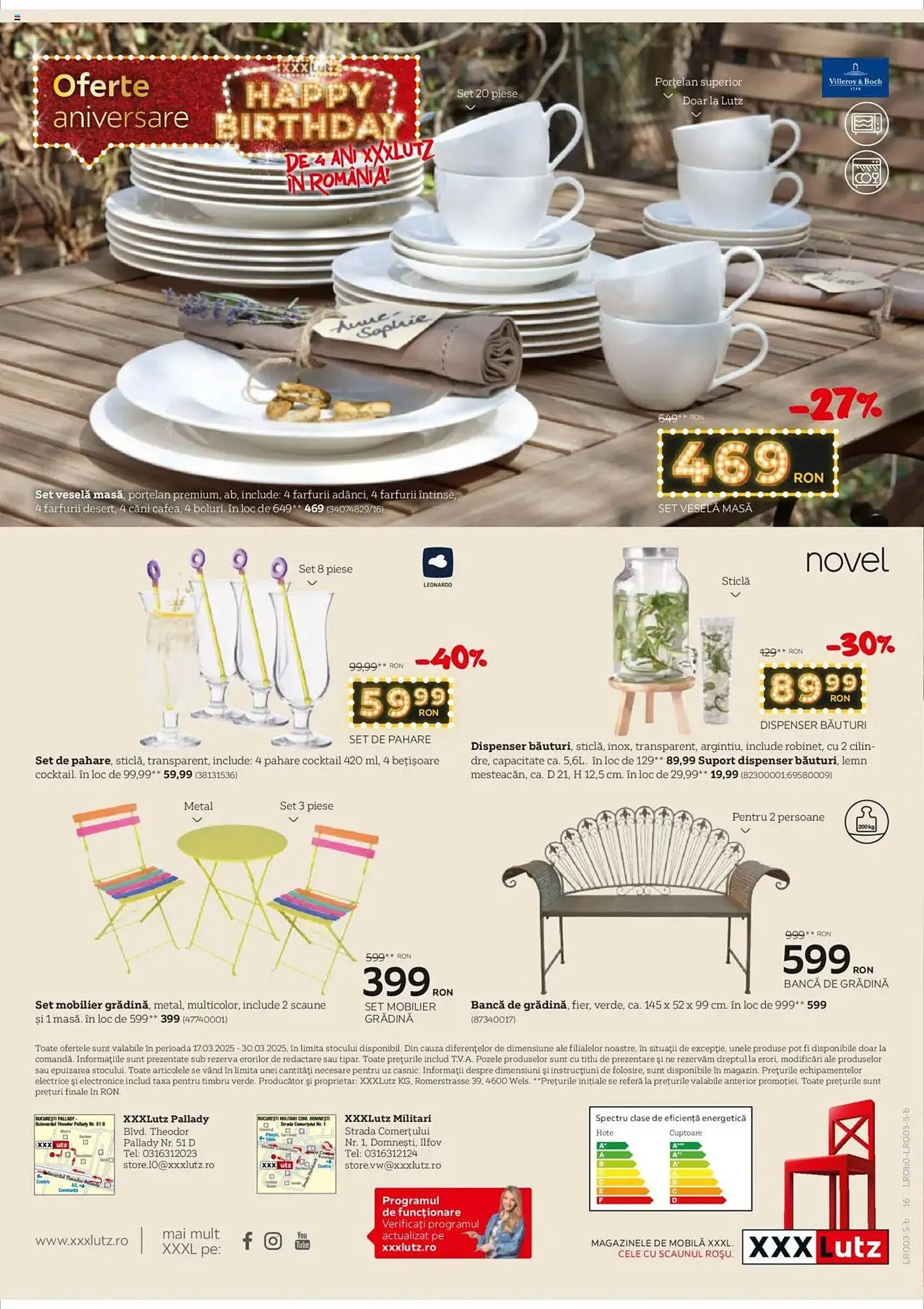 Catalog Catalog XXXLutz de la 17 martie până la 30 martie 2025 - Revista Pagina 16