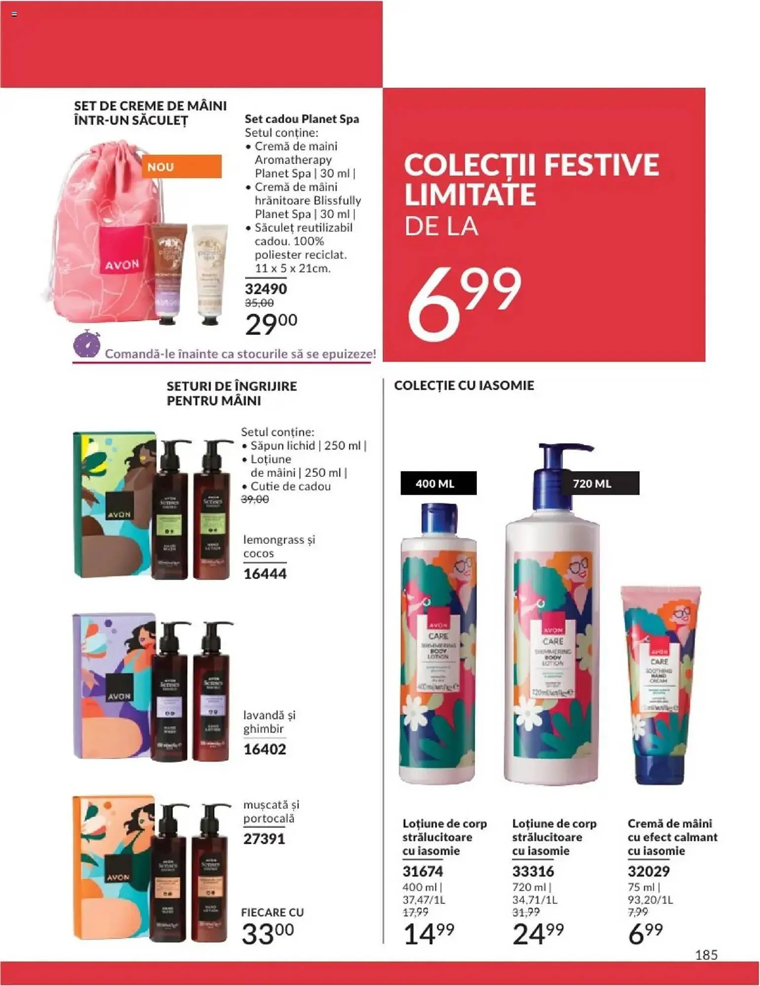 Catalog Catalog Avon de la 1 ianuarie până la 31 ianuarie 2025 - Revista Pagina 185