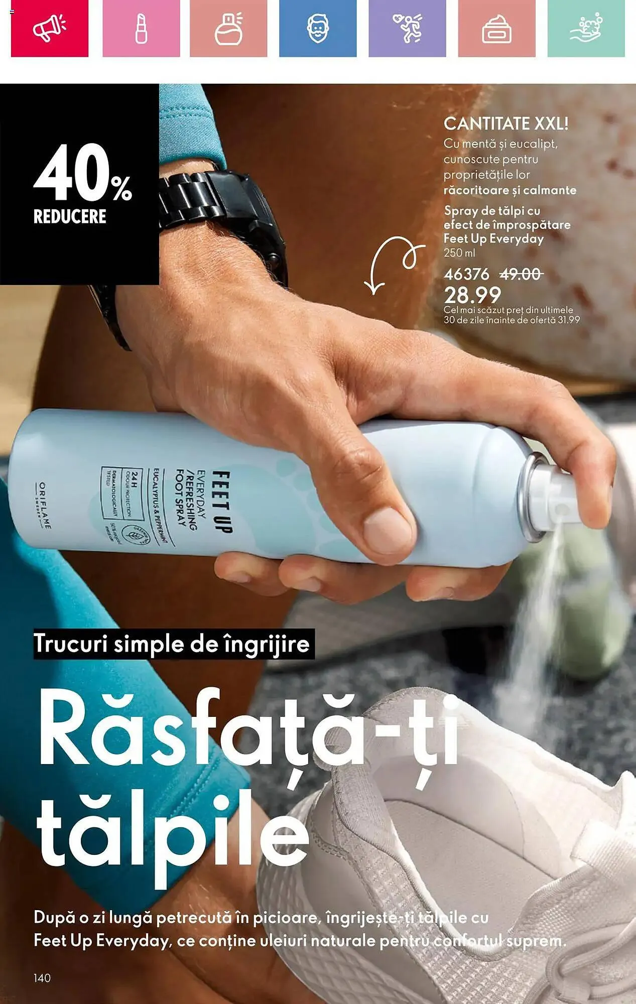 Catalog Catalog Oriflame de la 23 martie până la 12 aprilie 2025 - Revista Pagina 140