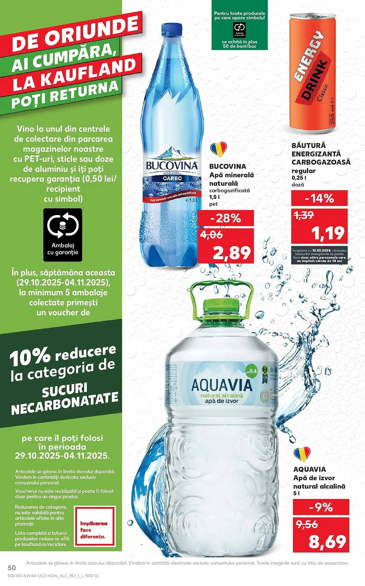 Catalog Catalog Kaufland de la 29 octombrie până la 4 noiembrie 2025 - Revista Pagina 50