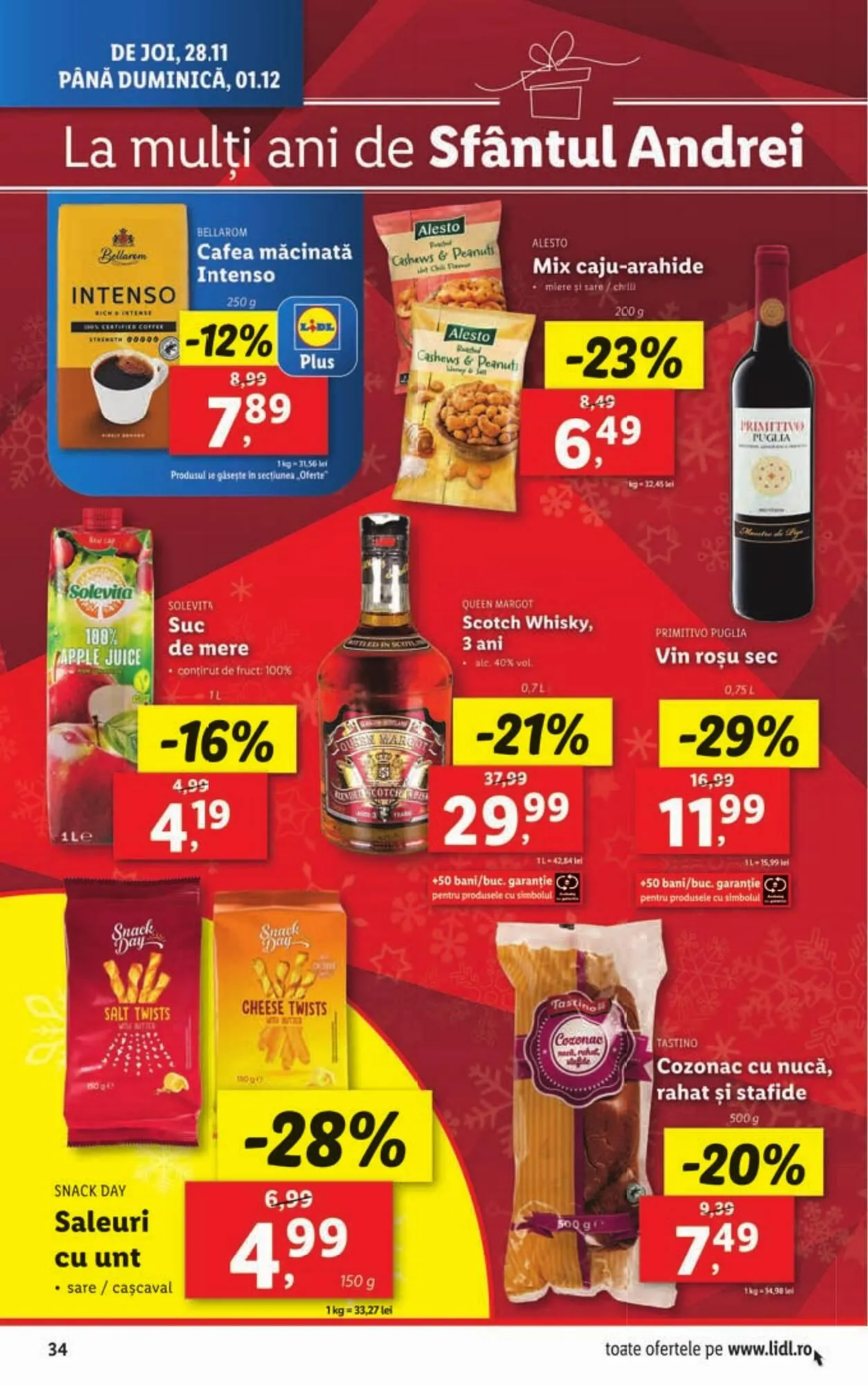 Catalog Catalog Lidl de la 25 noiembrie până la 1 decembrie 2024 - Revista Pagina 34