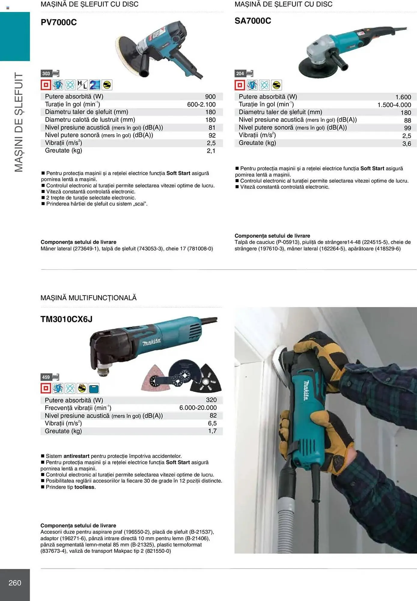 Catalog Catalog Makita de la 8 ianuarie până la 31 decembrie 2025 - Revista Pagina 260