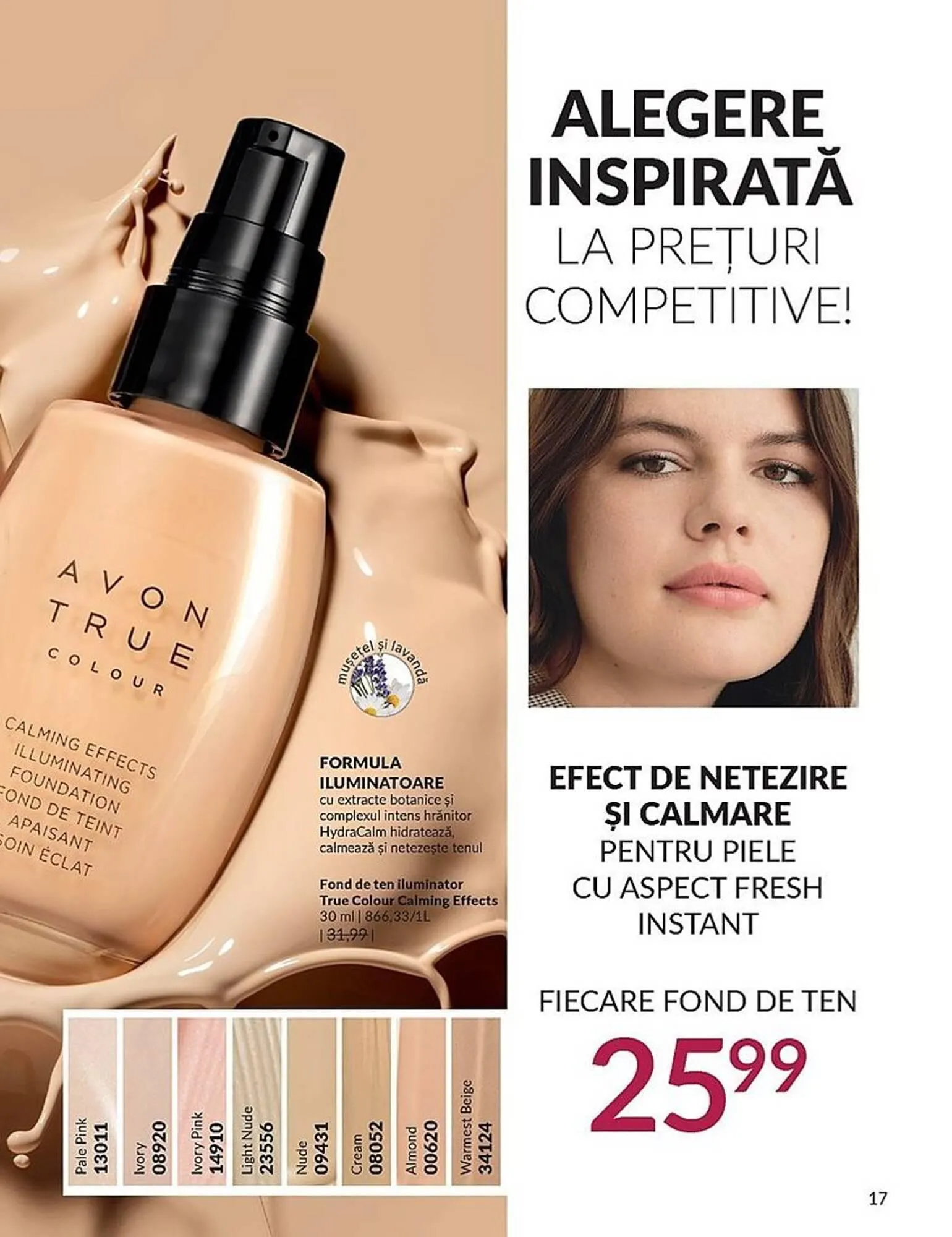 Catalog Avon catalog de la 1 septembrie până la 30 septembrie 2023 - Revista Pagina 17