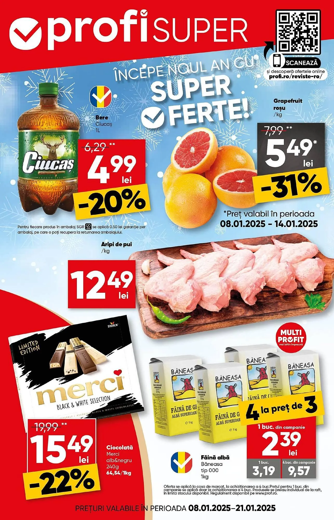 Catalog Catalog PROFI de la 8 ianuarie până la 21 ianuarie 2025 - Revista Pagina 1