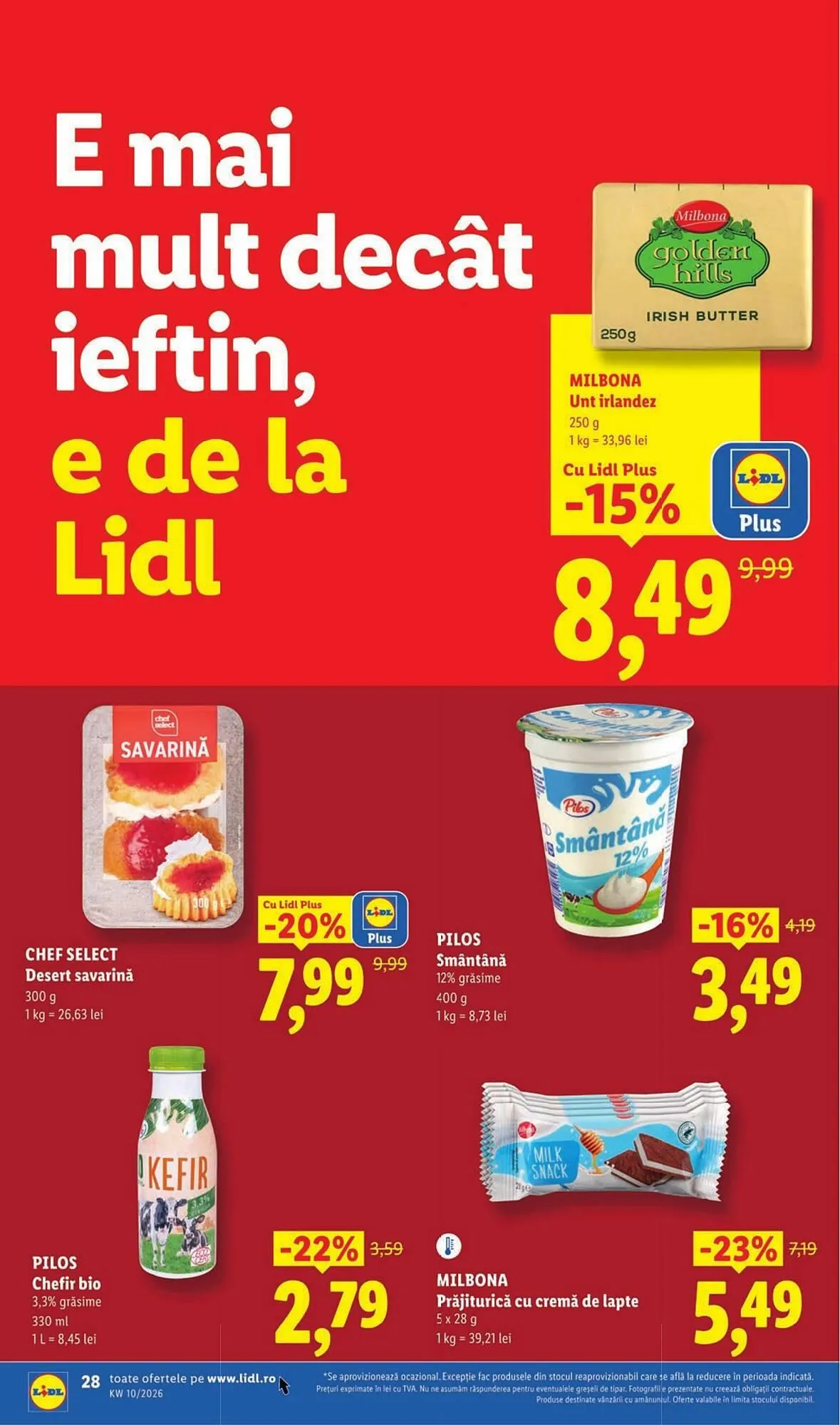 Catalog Catalog Lidl de la 2 martie până la 8 martie 2026 - Revista Pagina 28