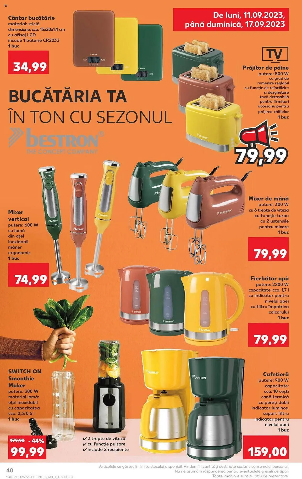Catalog Kaufland catalog de la 6 septembrie până la 12 septembrie 2023 - Revista Pagina 40