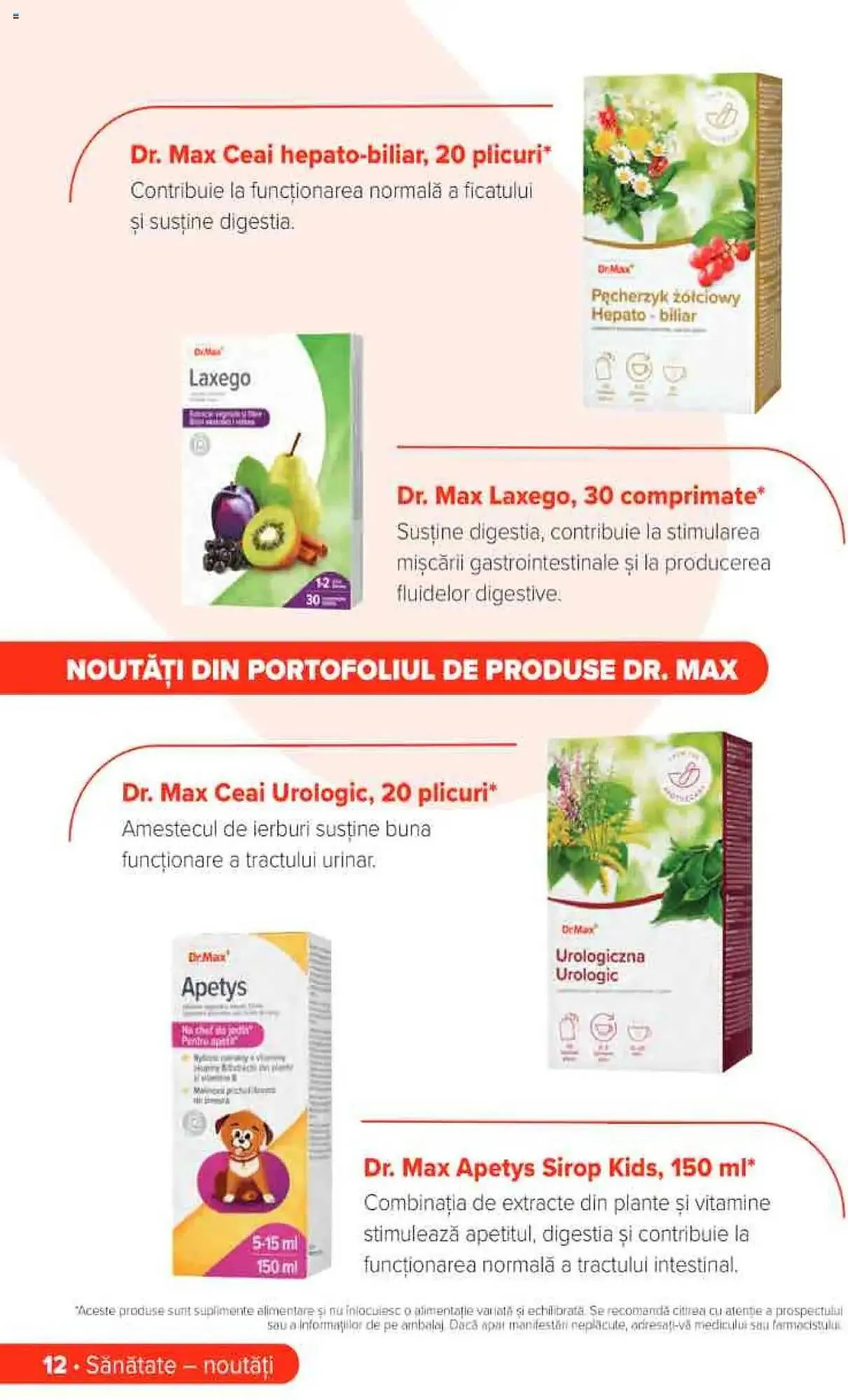 Catalog Catalog Dr.Max de la 1 martie până la 31 mai 2025 - Revista Pagina 12