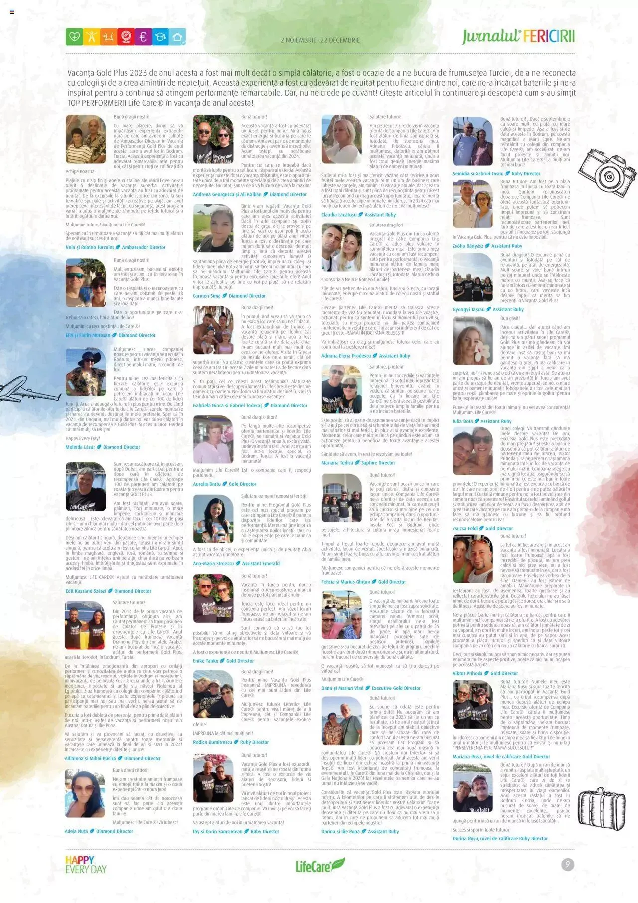 Catalog Life Care catalog - Jurnalul Fericirii Noiembrie/Decembrie de la 2 noiembrie până la 22 decembrie 2023 - Revista Pagina 9