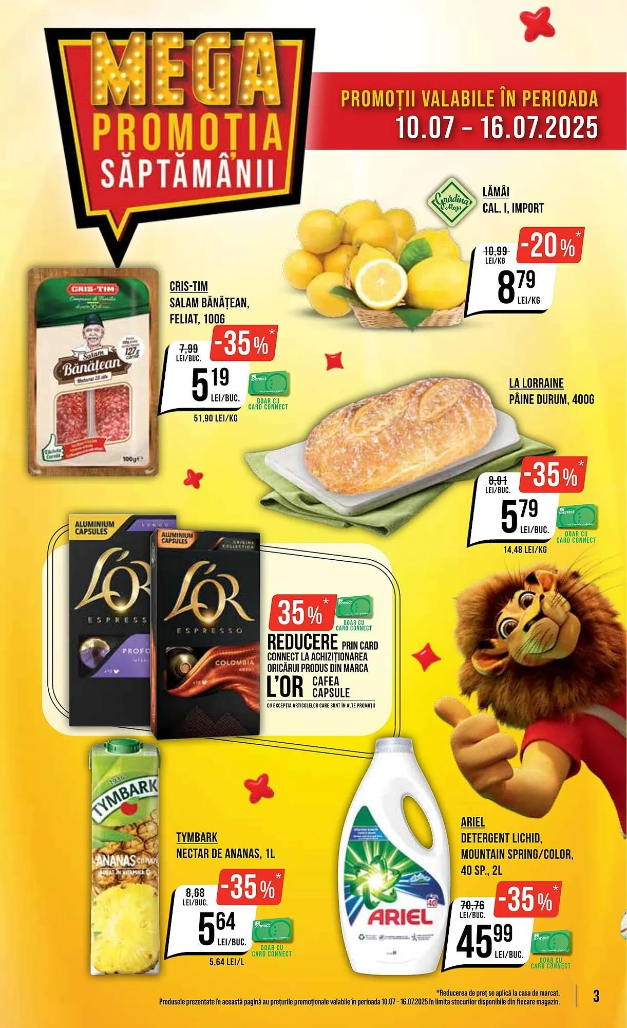 Catalog Catalog Mega Image de la 10 iulie până la 16 iulie 2025 - Revista Pagina 3