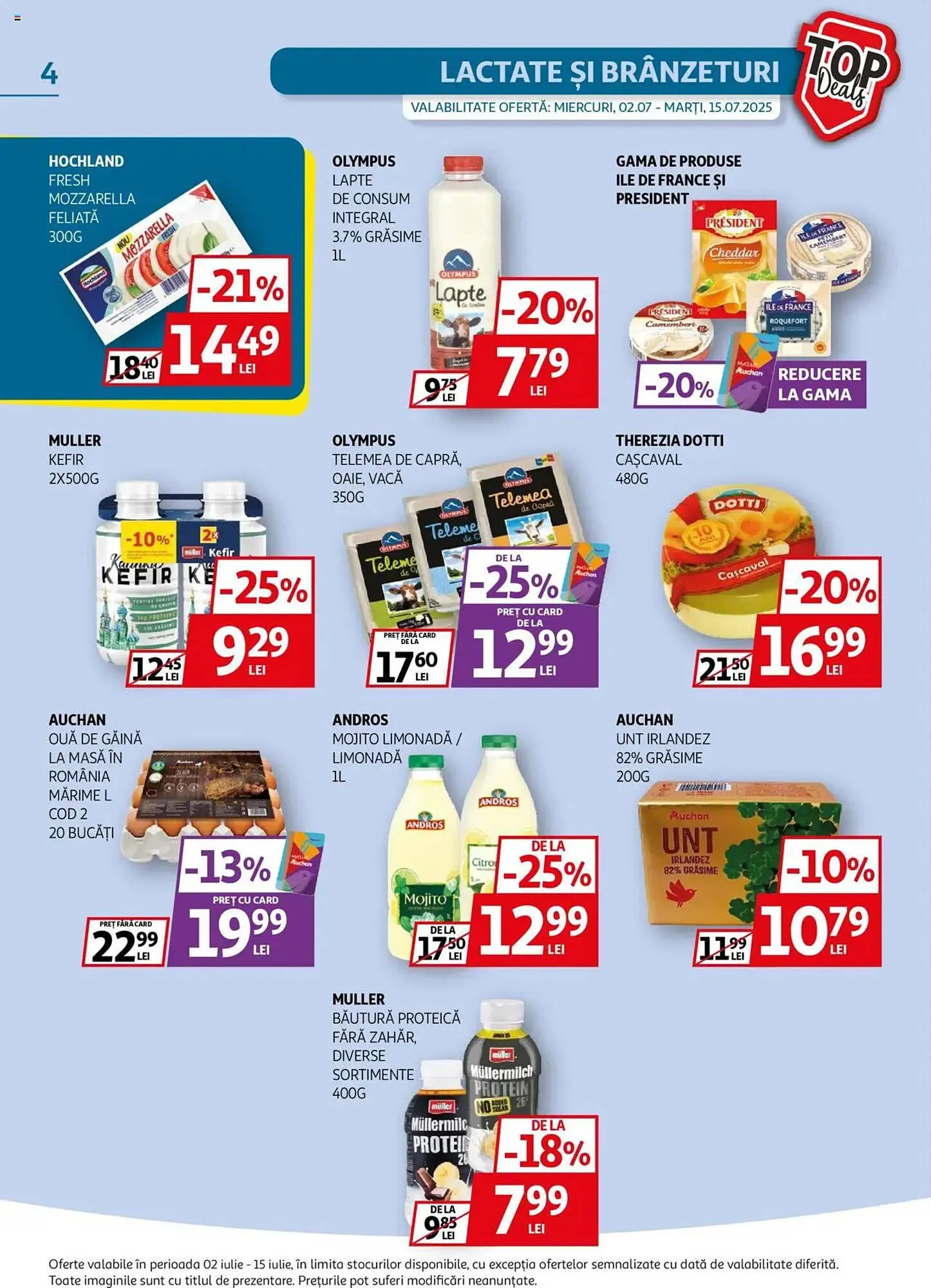 Catalog Catalog Auchan de la 1 iulie până la 15 iulie 2025 - Revista Pagina 4