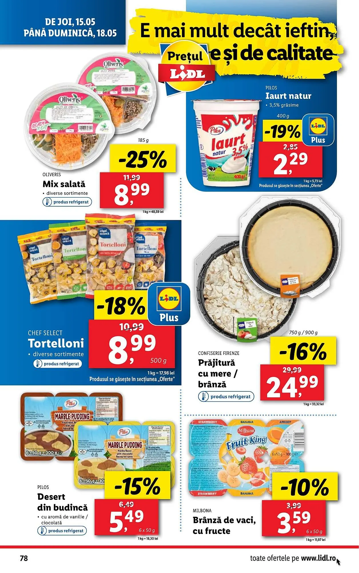 Catalog Catalog Lidl de la 12 mai până la 18 mai 2025 - Revista Pagina 78
