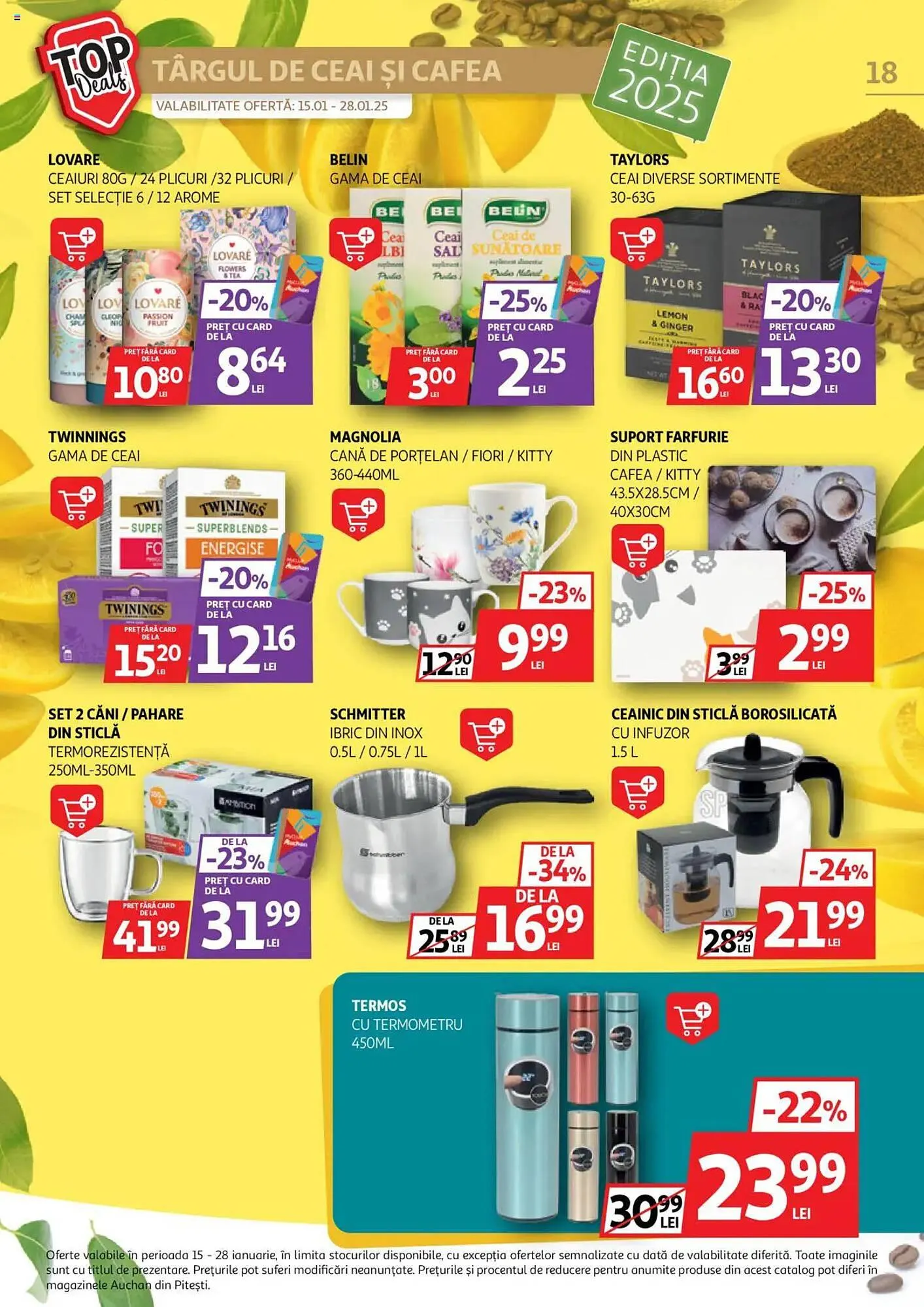 Catalog Catalog Auchan de la 15 ianuarie până la 28 ianuarie 2025 - Revista Pagina 18