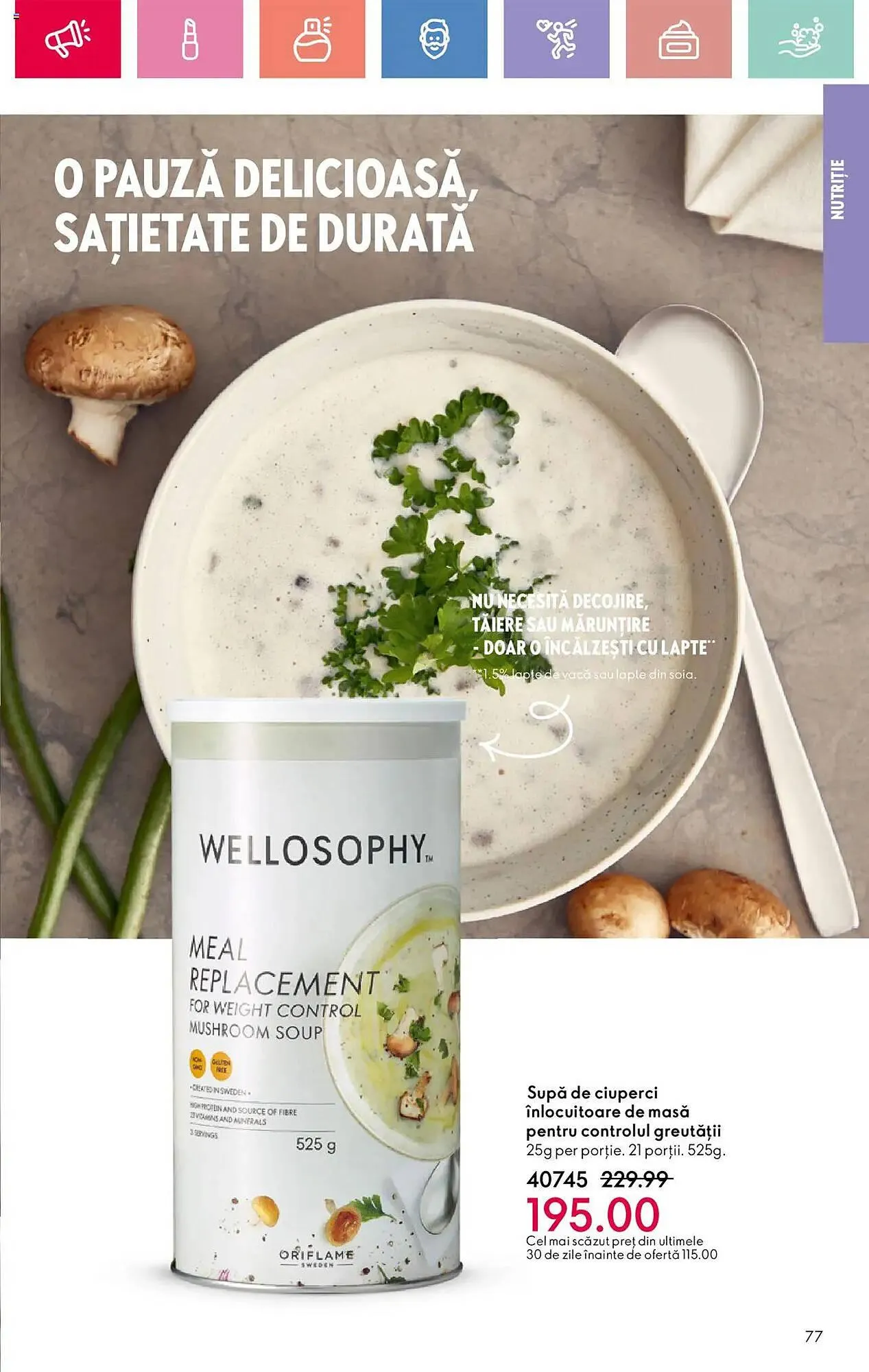 Catalog Catalog Oriflame de la 13 aprilie până la 3 mai 2025 - Revista Pagina 77